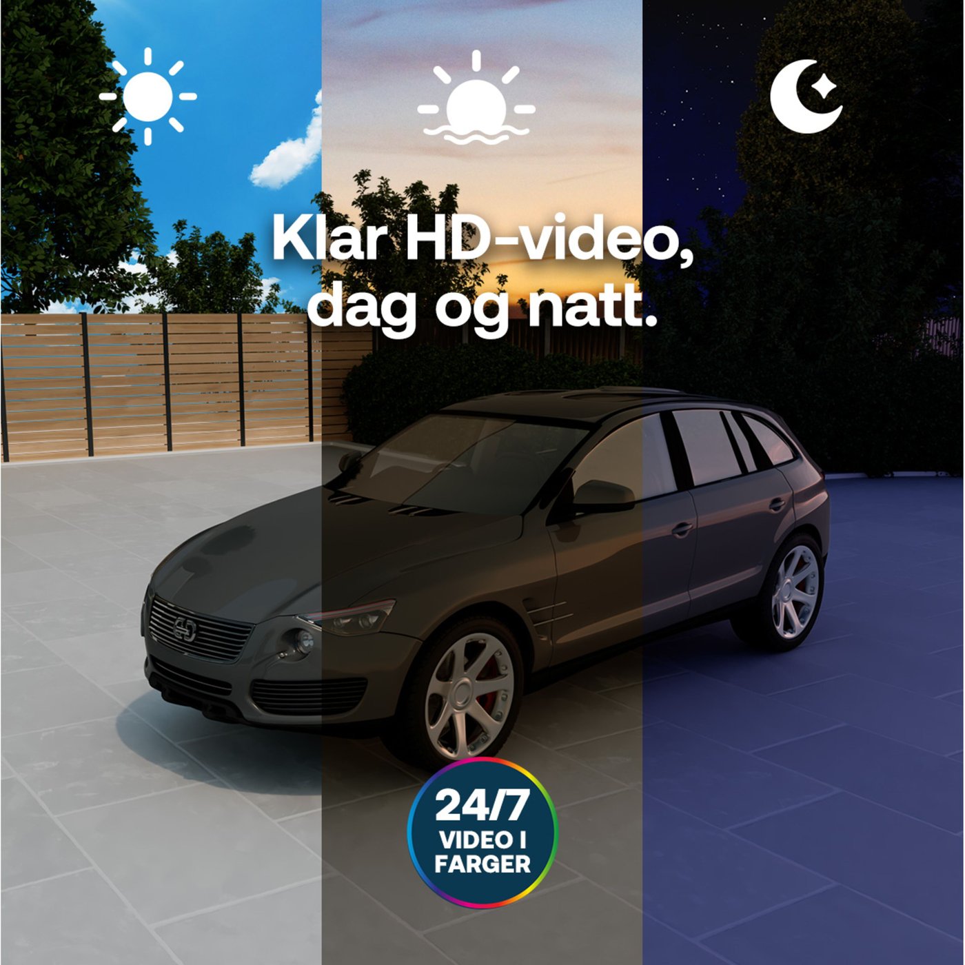 Arlo Arlo Essential 3 HD – Trådløst overvåkingskamera utendørs 2-pk.