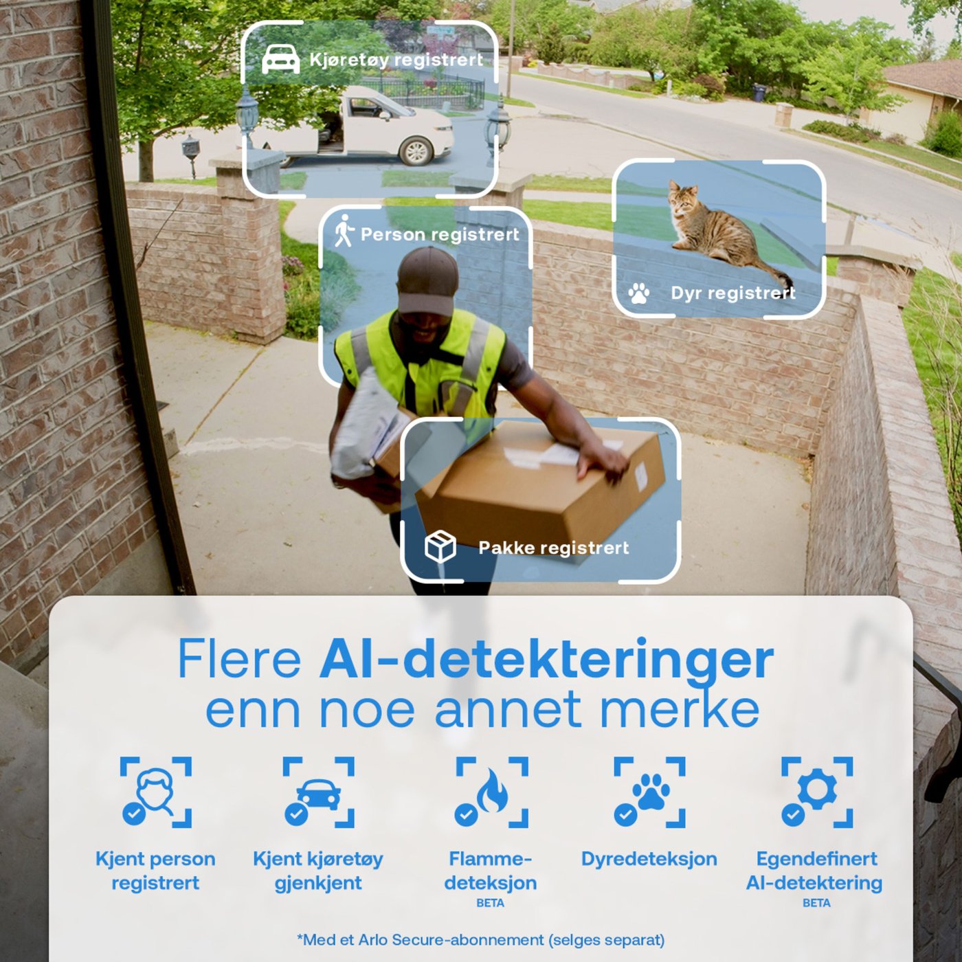 Arlo Arlo Essential 3 HD – Trådløst overvåkingskamera utendørs 2-pk.