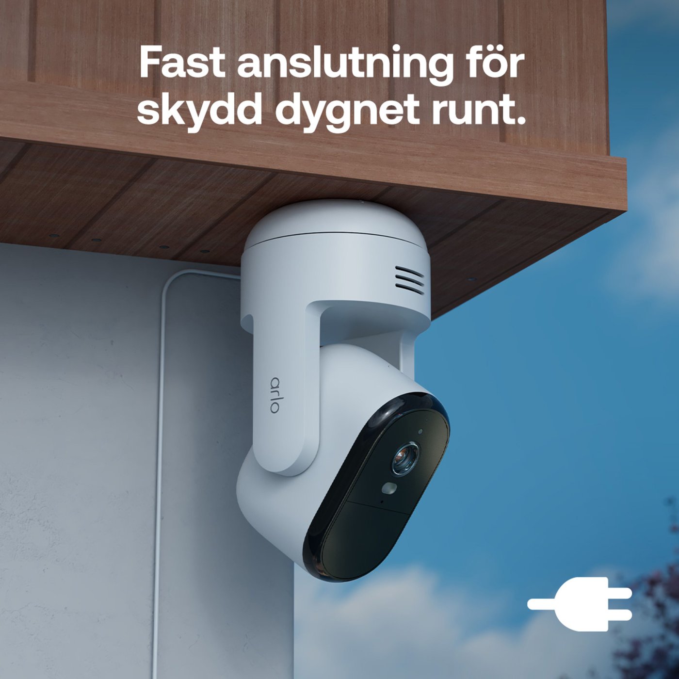 Arlo Essential 3 2K PTZ – Trådlös övervakningskamera utomhus 2-pack