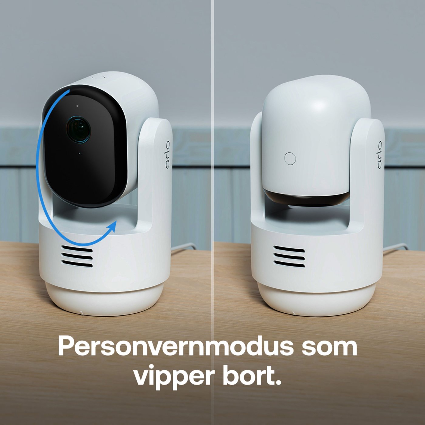 Arlo Essential 3 HD PTZ – Overvåkingskamera innendørs 2-pk.