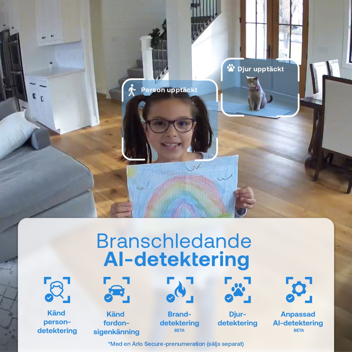 Arlo Essential 3 HD – Övervakningskamera inomhus 2-pack