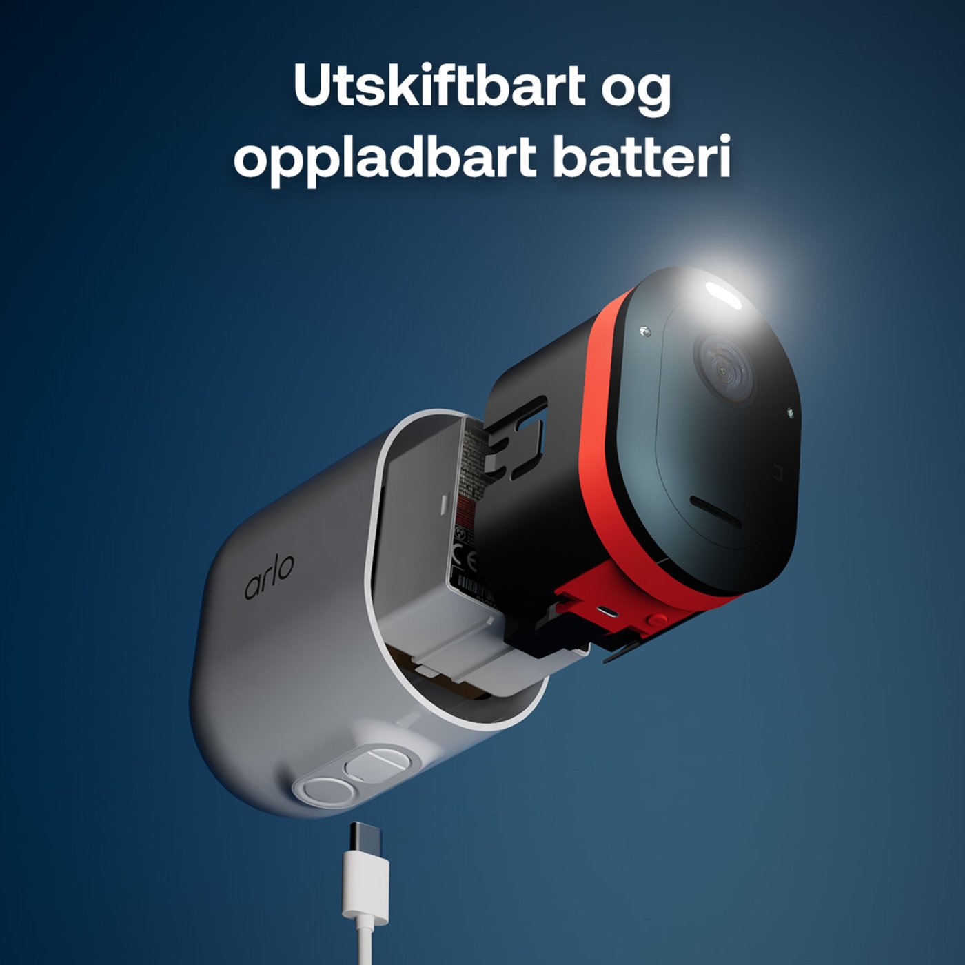 Arlo Pro 6 – trådløst overvåkingskamera utendørs 2-pk.