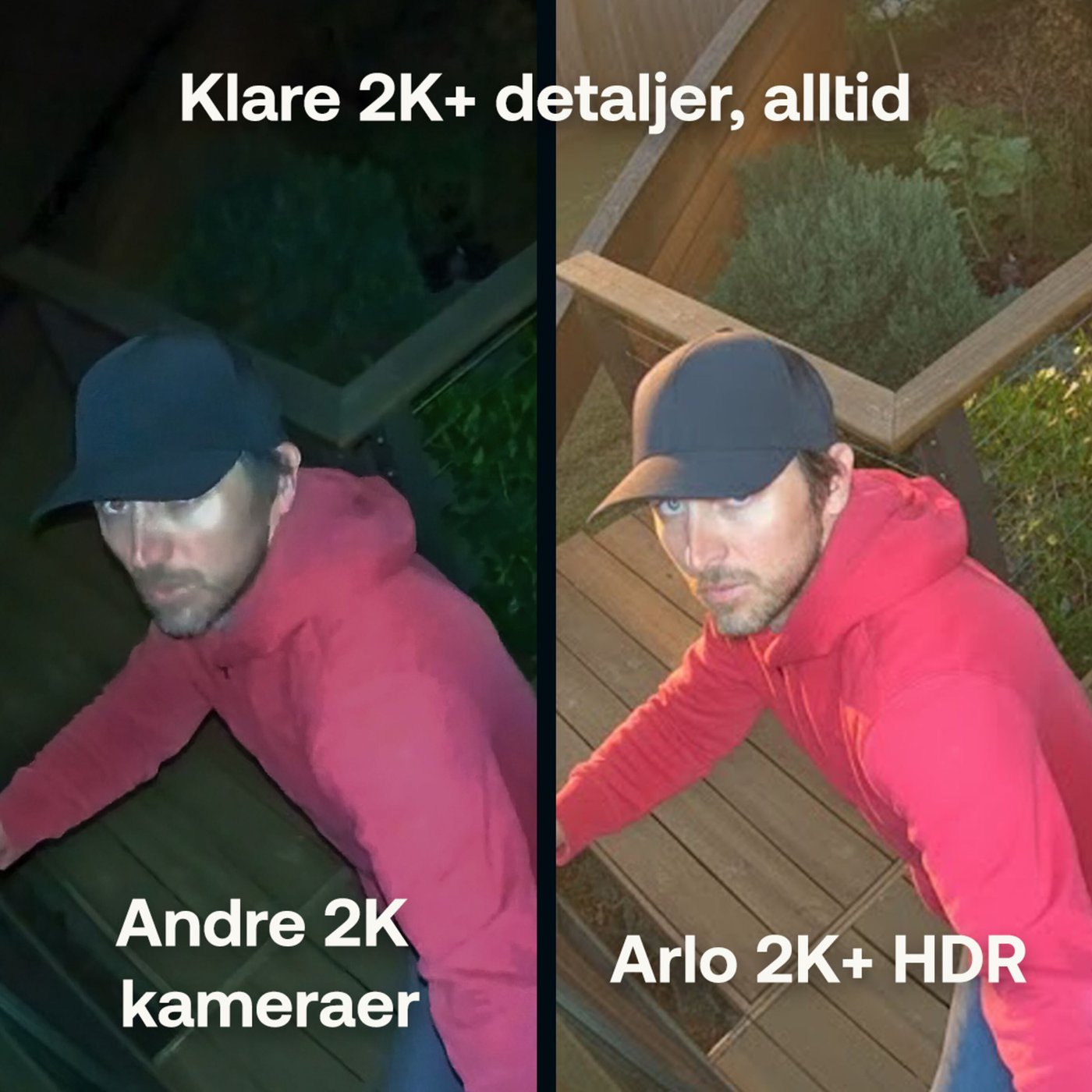 Arlo Pro 6 – trådløst overvåkingskamera utendørs 4-pk.