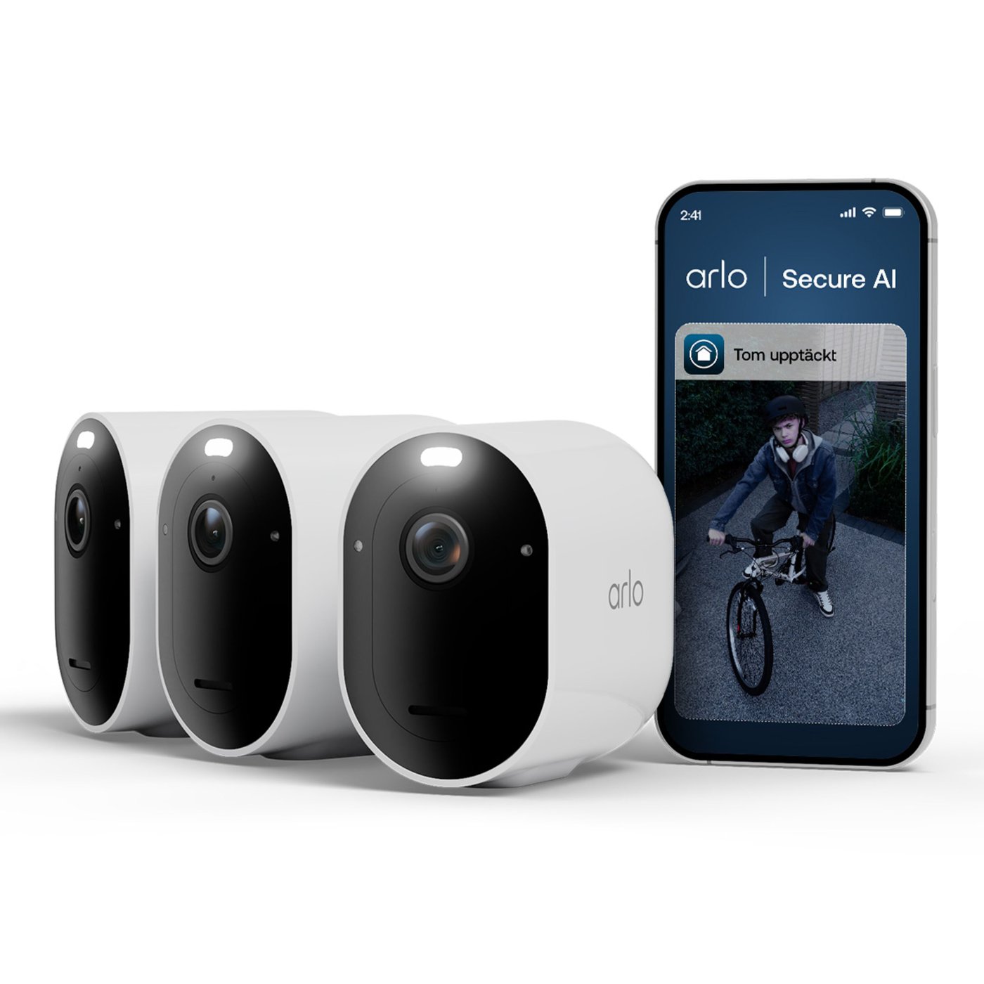 Arlo Pro 6 –  Trådlös övervakningskamera utomhus 3-pack
