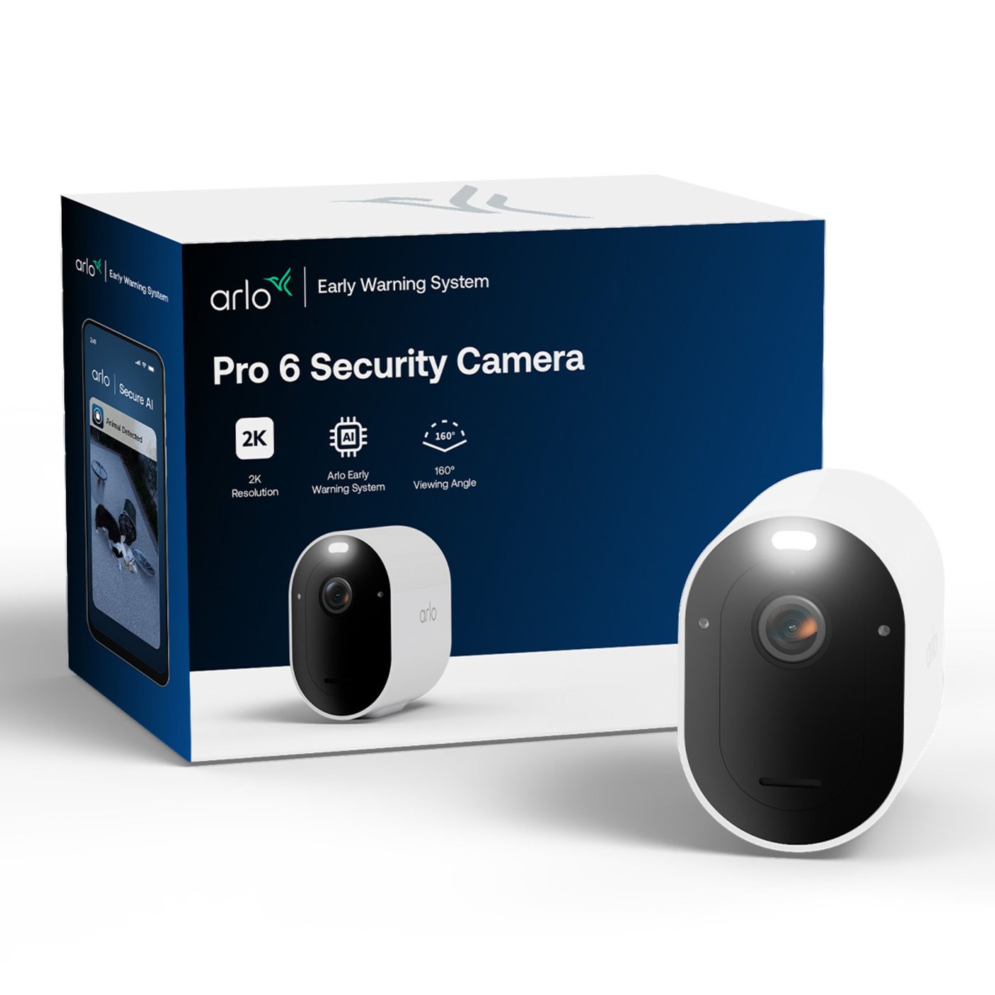 Arlo Pro 6 – trådløst overvåkingskamera utendørs 1-pk.