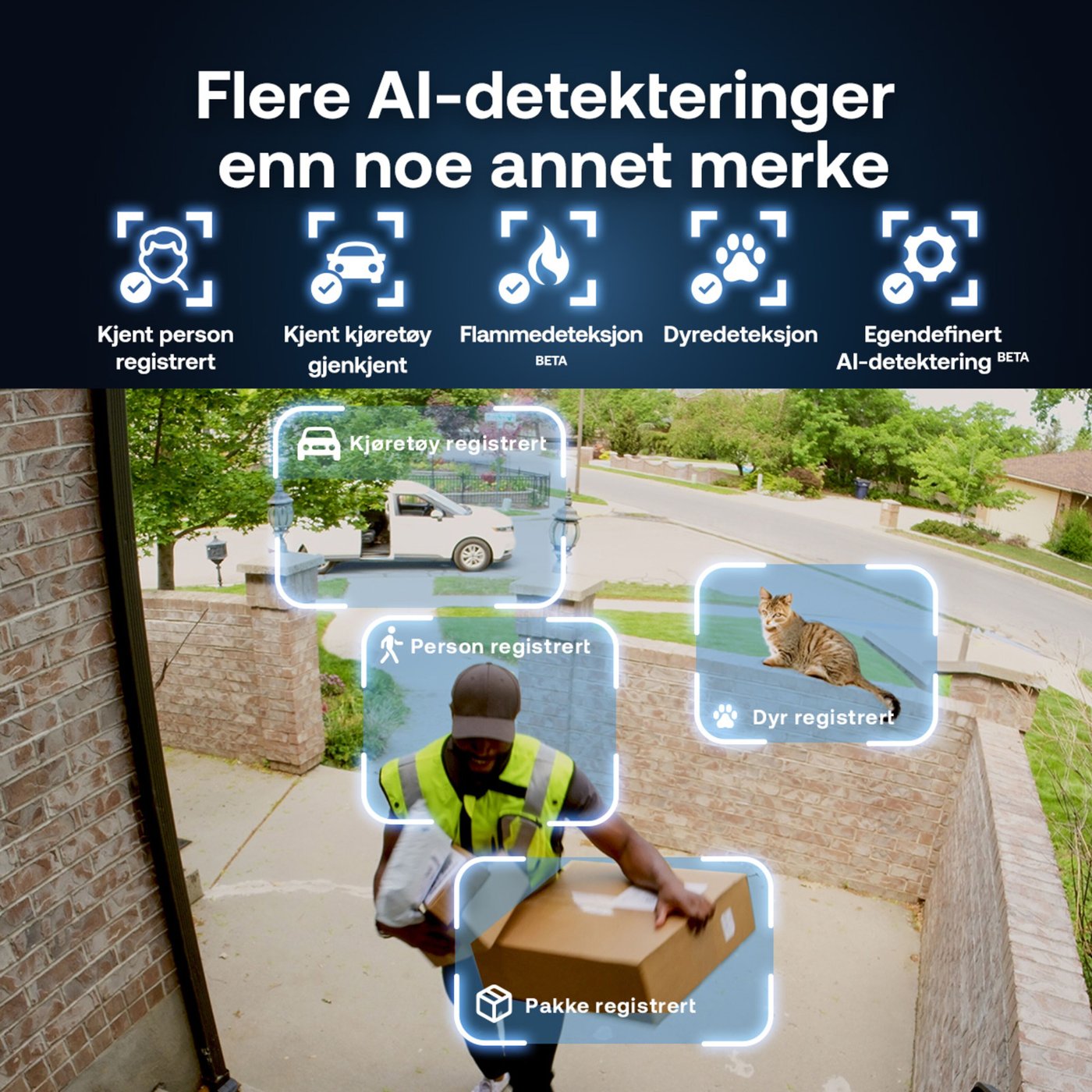 Arlo Pro 6 – trådløst overvåkingskamera utendørs 1-pk.