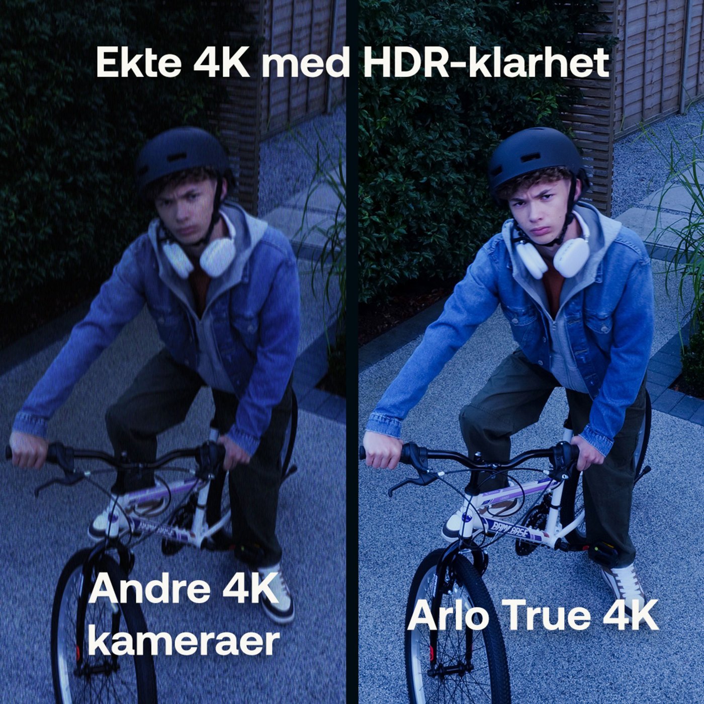 Arlo Ultra 3 4K – trådløst overvåkingskamera utendørs 4-pk.