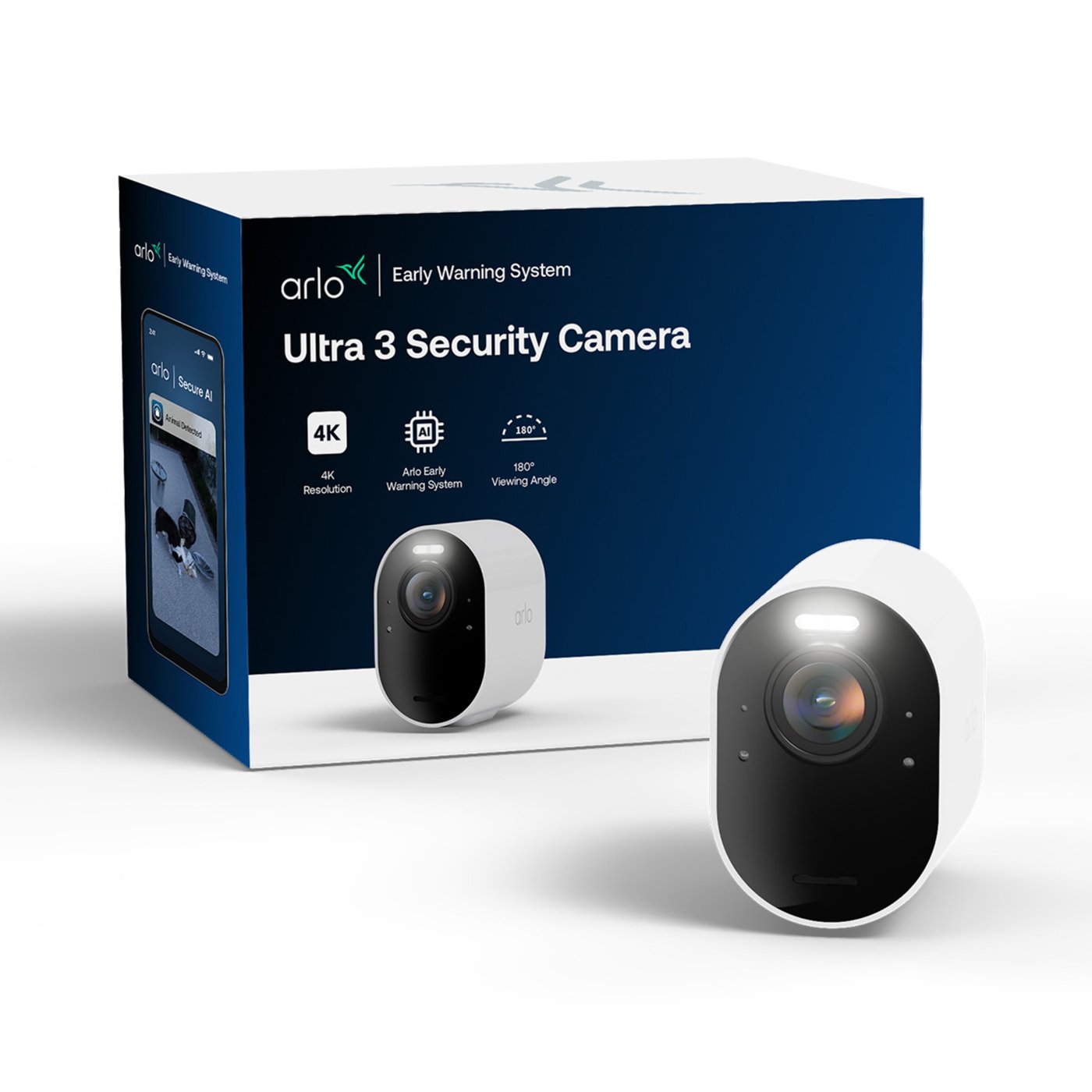 Arlo Ultra 3 4K – trådløst overvåkingskamera utendørs 1-pk.