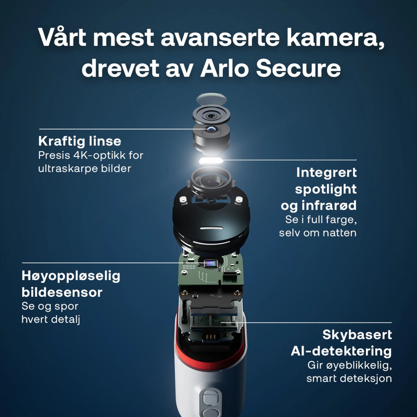 Arlo Ultra 3 4K – Trådløst tilleggskamera 1-pk.