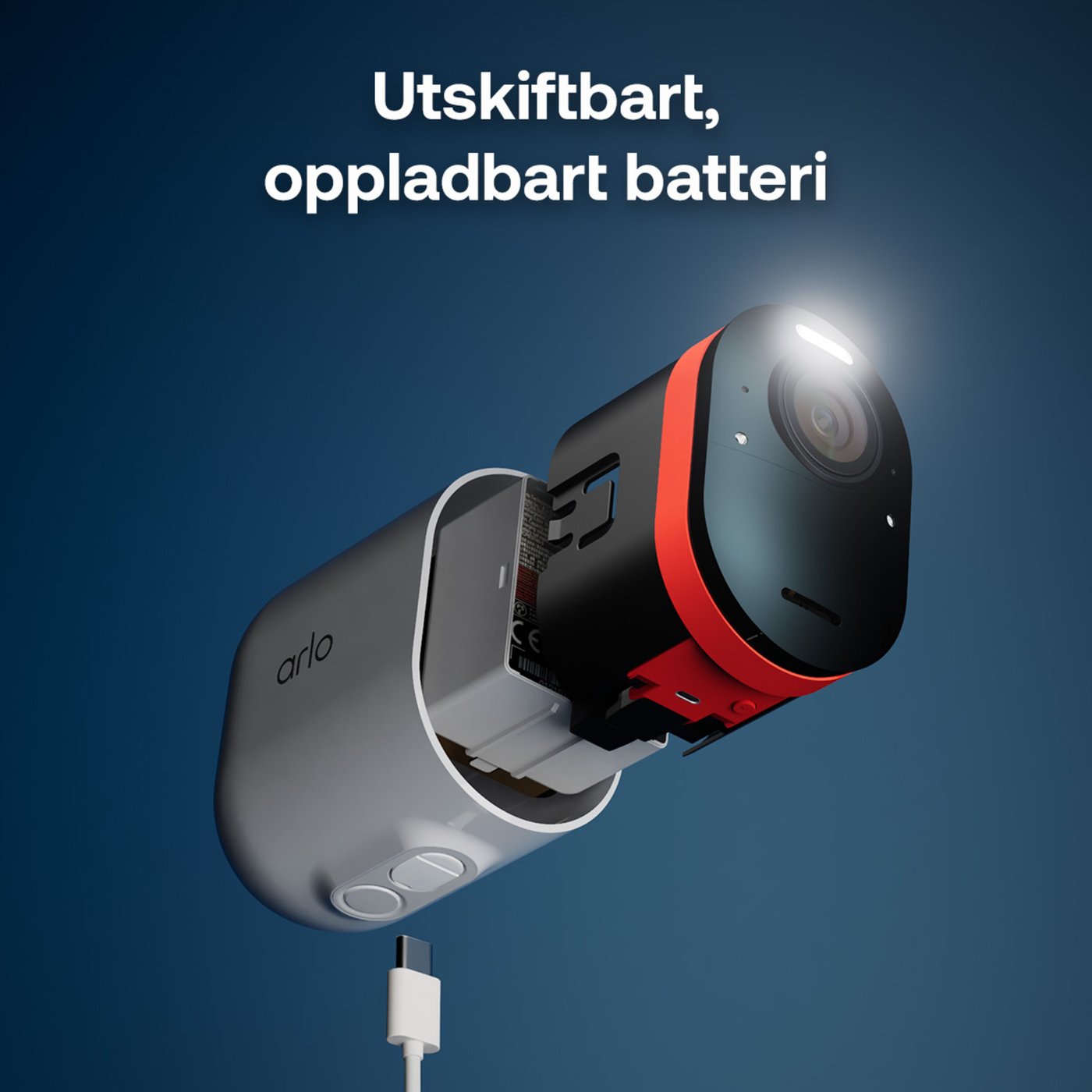 Arlo Ultra 3 4K – trådløst overvåkingskamera utendørs 1-pk.