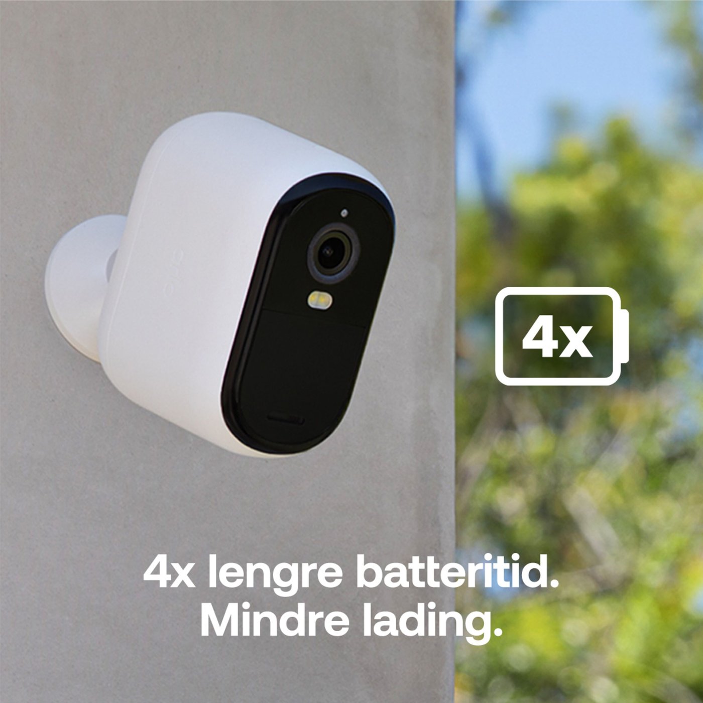 Arlo Essential 2K XL – Trådløst overvåkningskamera utendørs 2-pk.