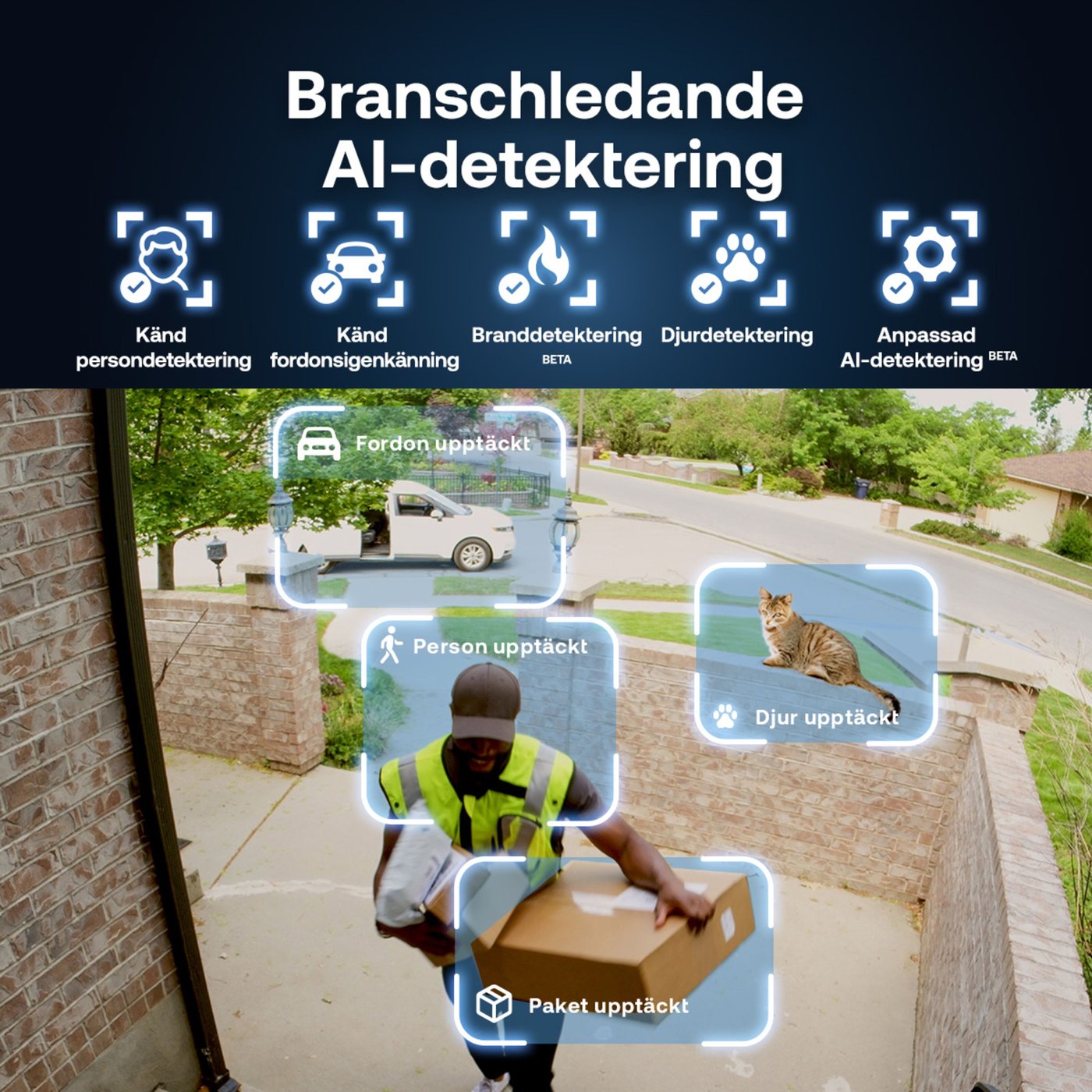 Arlo Pro 6 –  Trådlös övervakningskamera utomhus 3-pack