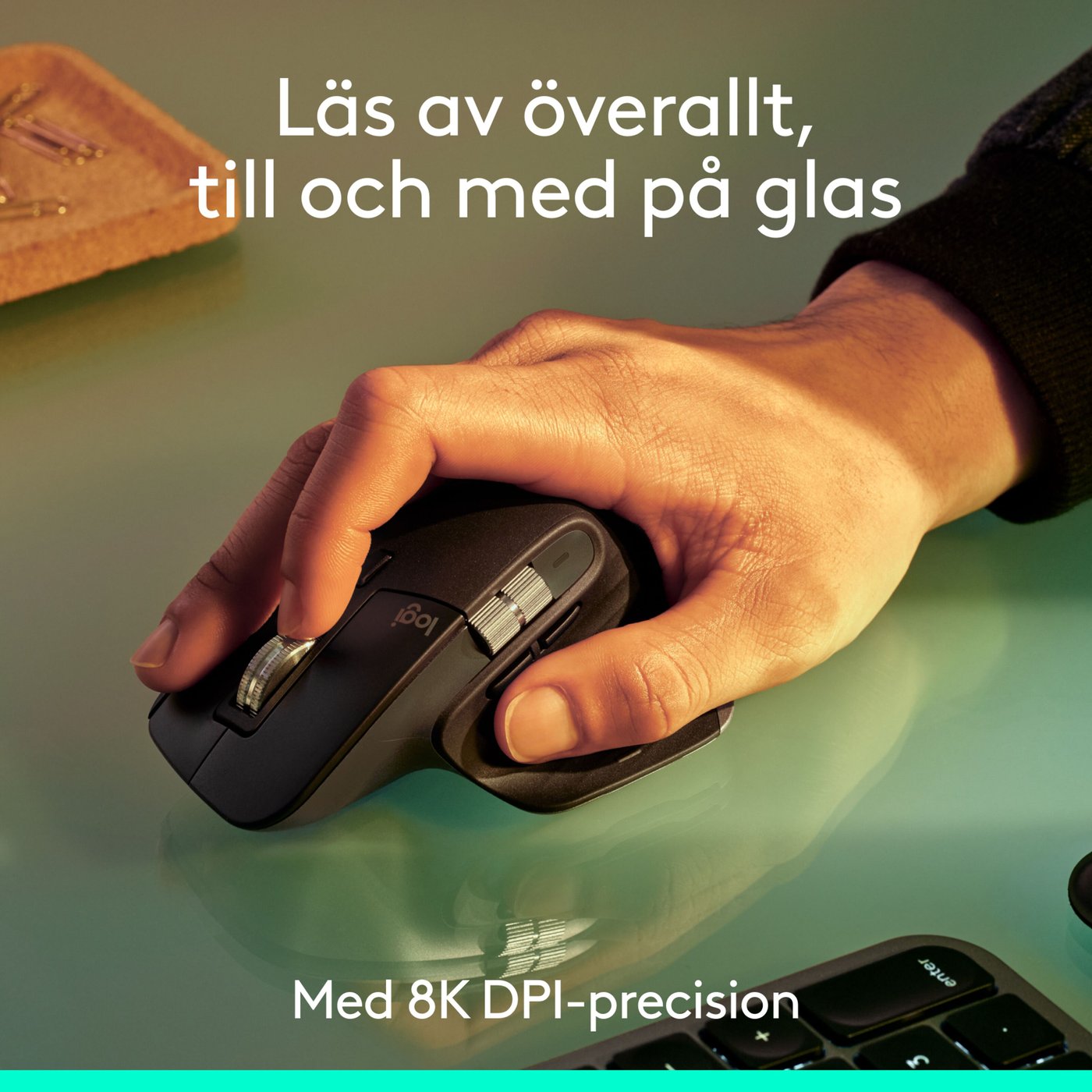 Logitech Mx Master 3s Trådlös datormus Grafit, Bluetooth-utgåva