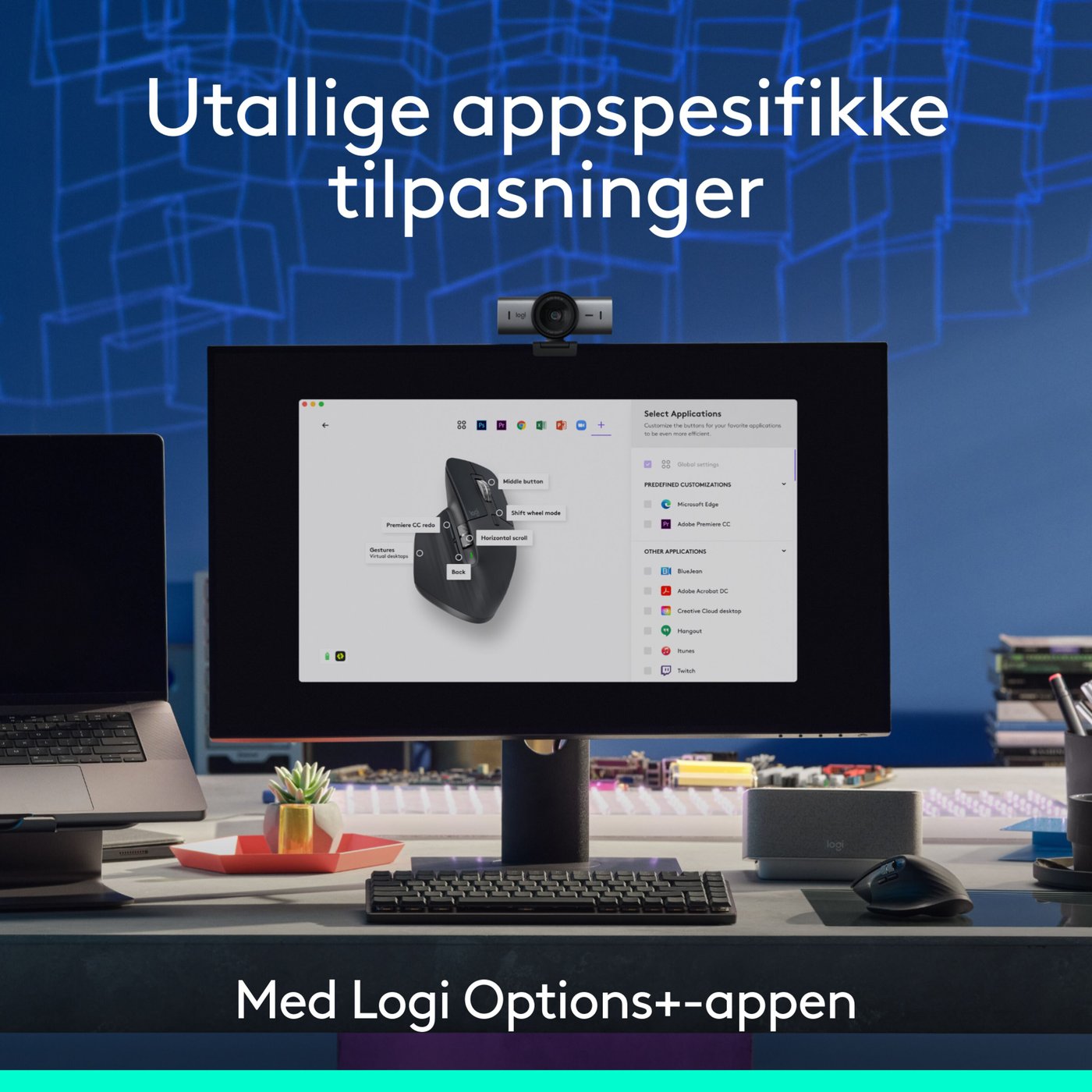 Logitech Mx Master 3s Trådløs datamus Graphite, Bluetooth-utgave