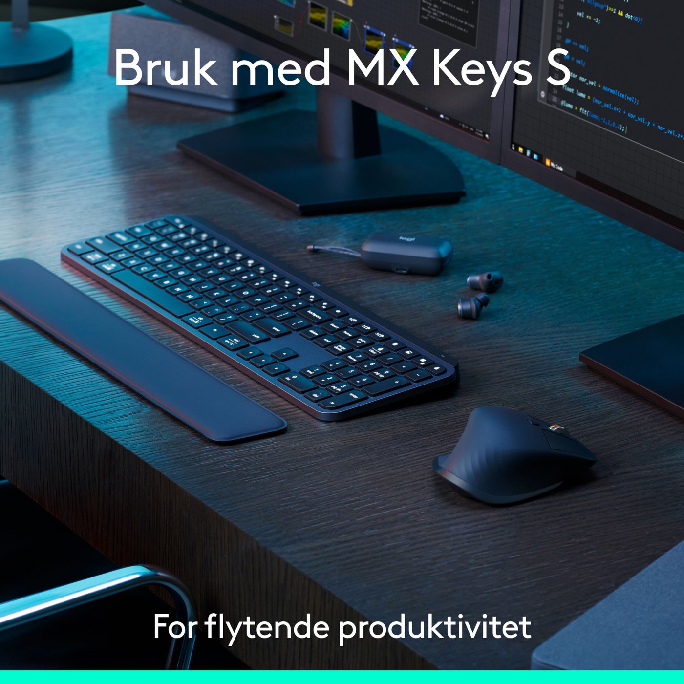 Logitech Mx Master 3s Trådløs datamus Graphite, Bluetooth-utgave