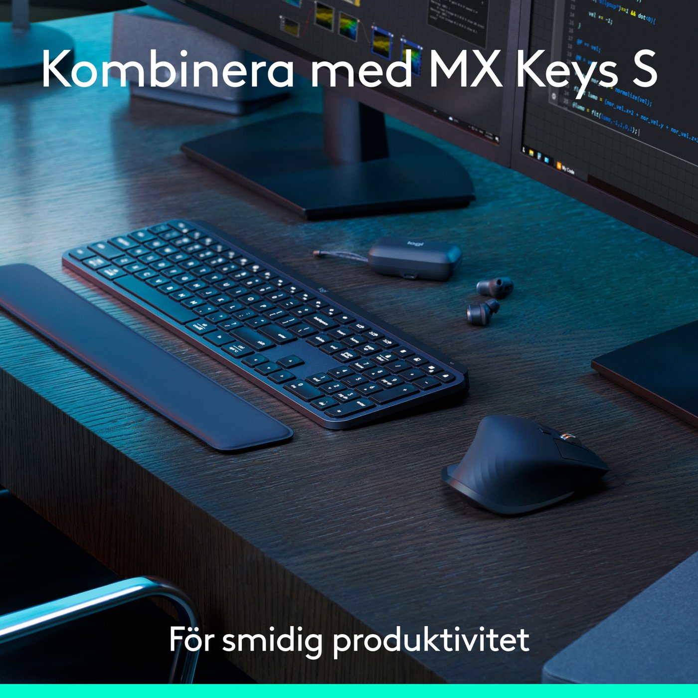 Logitech Mx Master 3s Trådlös datormus Grafit, Bluetooth-utgåva