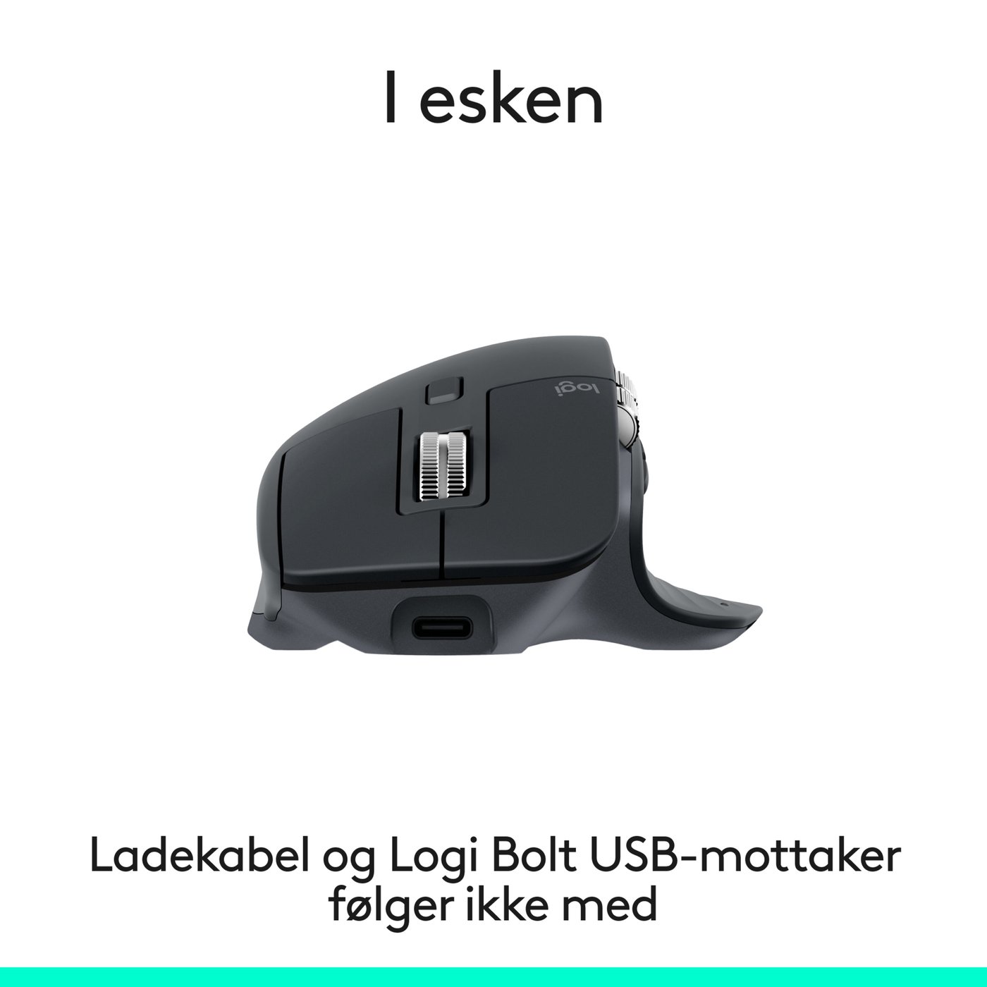 Logitech Mx Master 3s Trådløs datamus Graphite, Bluetooth-utgave