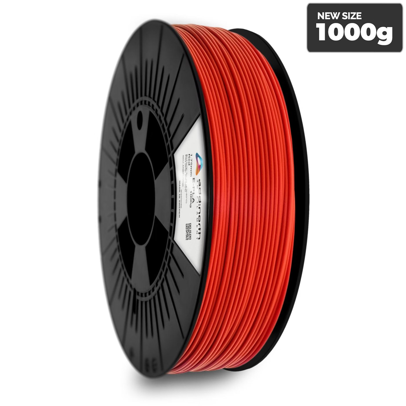 Addnorth E-PLA-filament 1,75 mm 1000 g-Röd