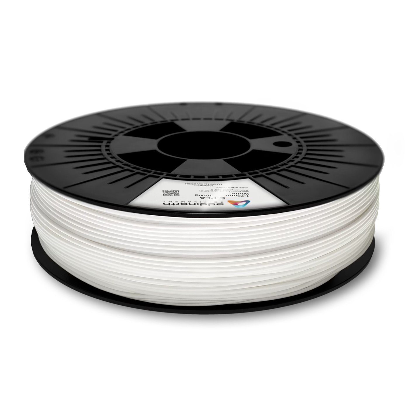Addnorth E-PLA-filament 1,75 mm 1000 g – Hvit
