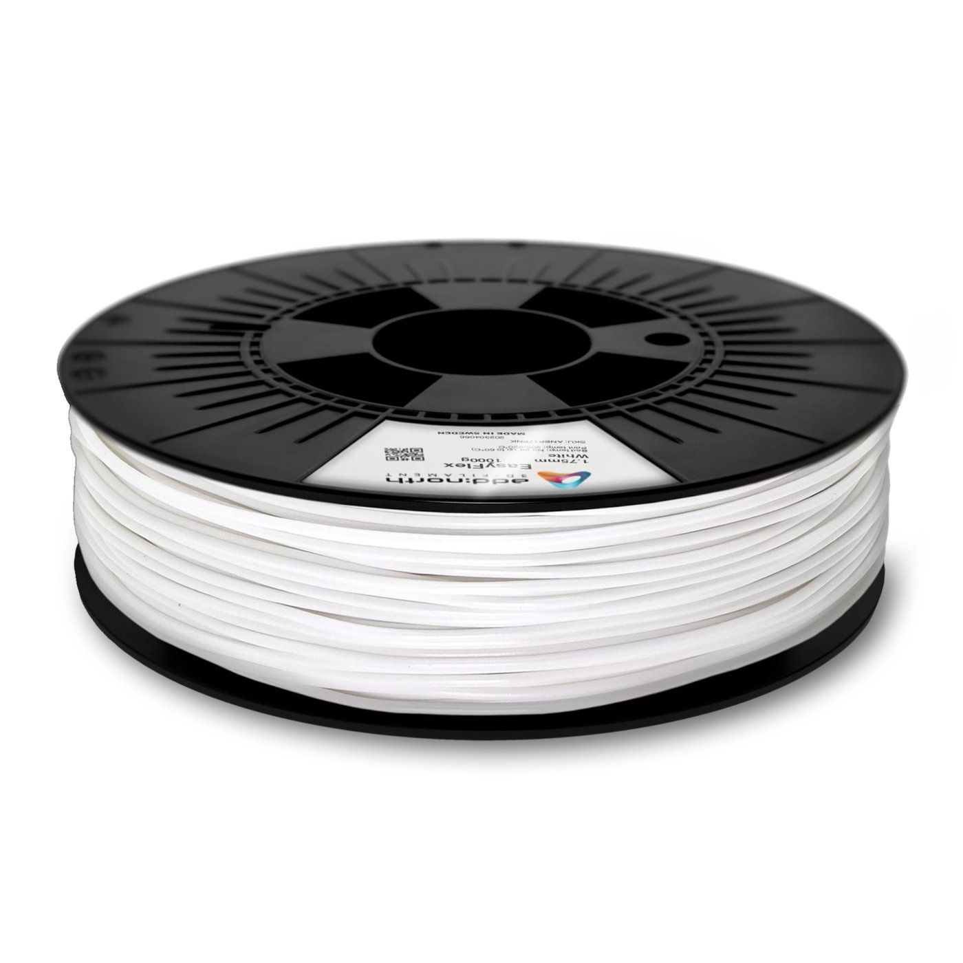 Addnorth EasyFlex TPU-filament 95A för 3D-skrivare 1,75 mm Vit