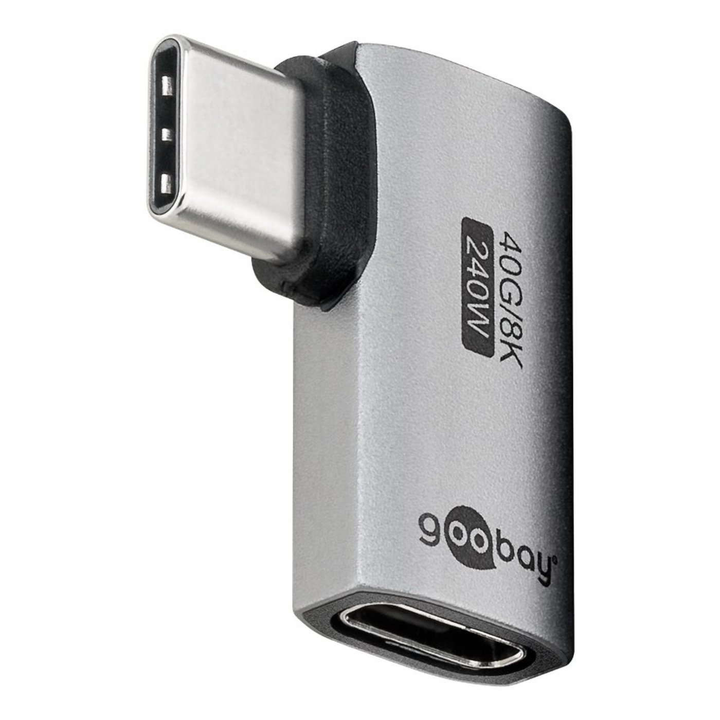 USB-C-adapter med 90° horisontell vinkel – USB4