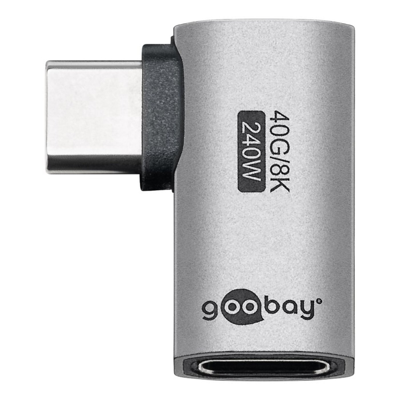 USB-C-adapter med 90° horisontell vinkel – USB4