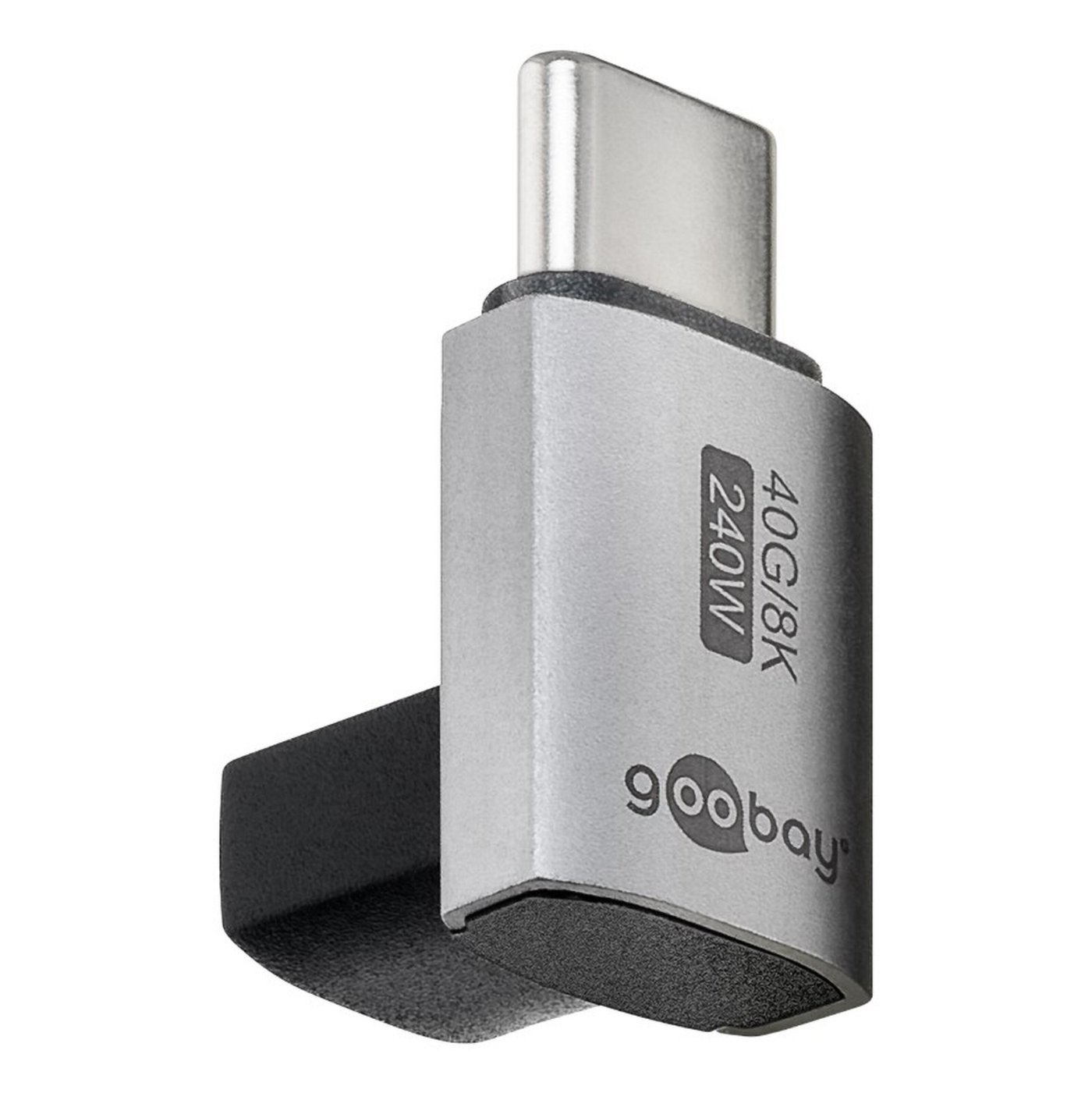 USB-C-vinkeladapter 90° med USB4-stöd