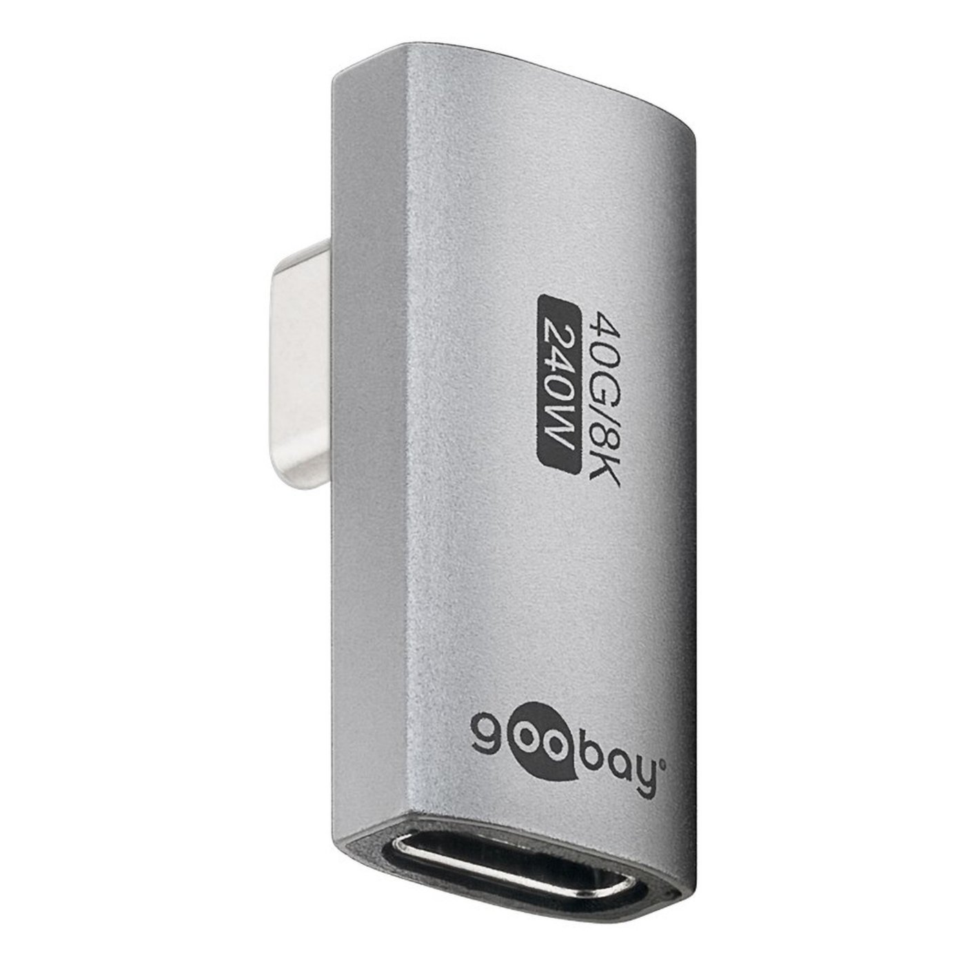 USB-C-vinkeladapter 90° med USB4-stöd