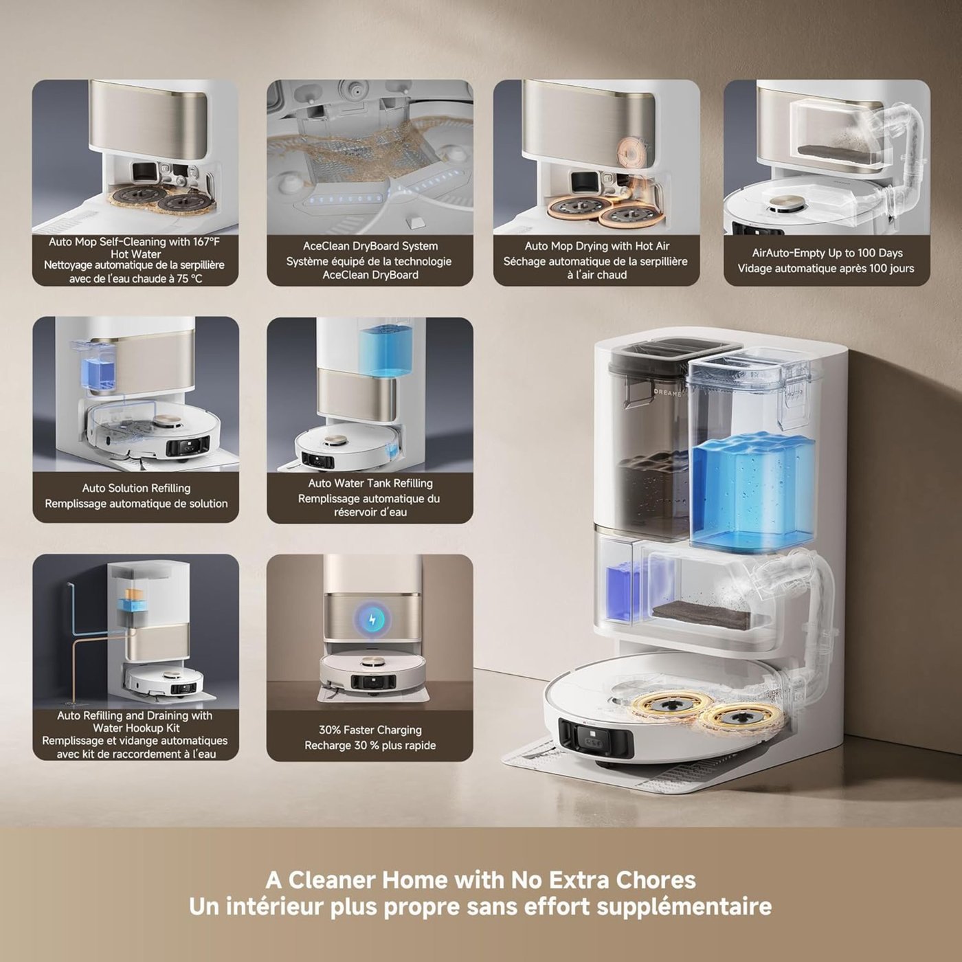 Dreame L50 Ultra – Robotdammsugare med basstation