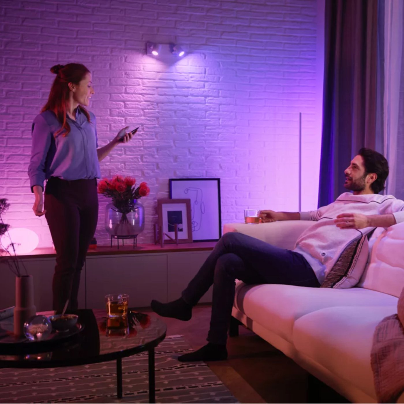 Philips Hue White & Color Ambiance GU10 – Startpakke med Bridge Pro