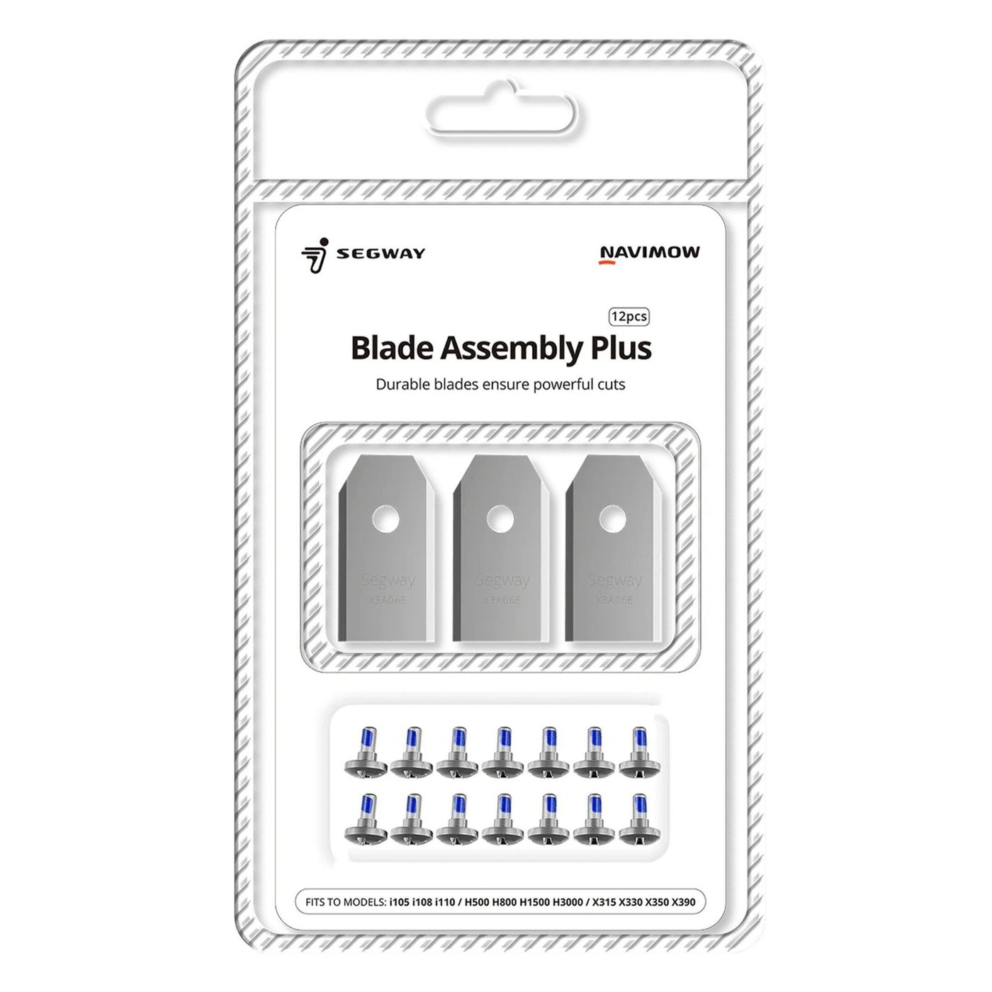 Segway Blade Assembly Plus – Reservblad för Navimow robotgräsklippare 12-pack