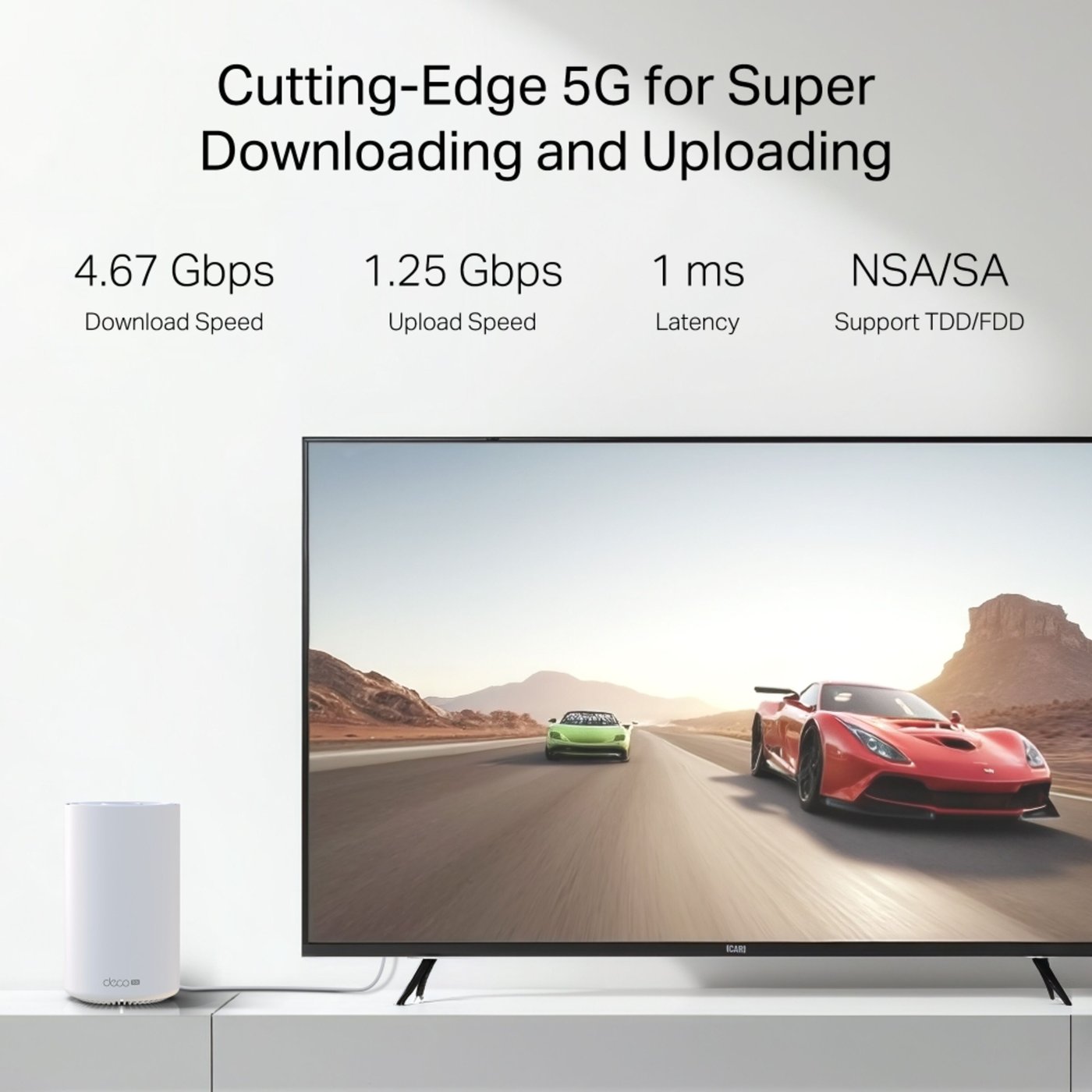 TP-link Deco X10-5G AX1500 – Mesh-router med 5G 1-pack