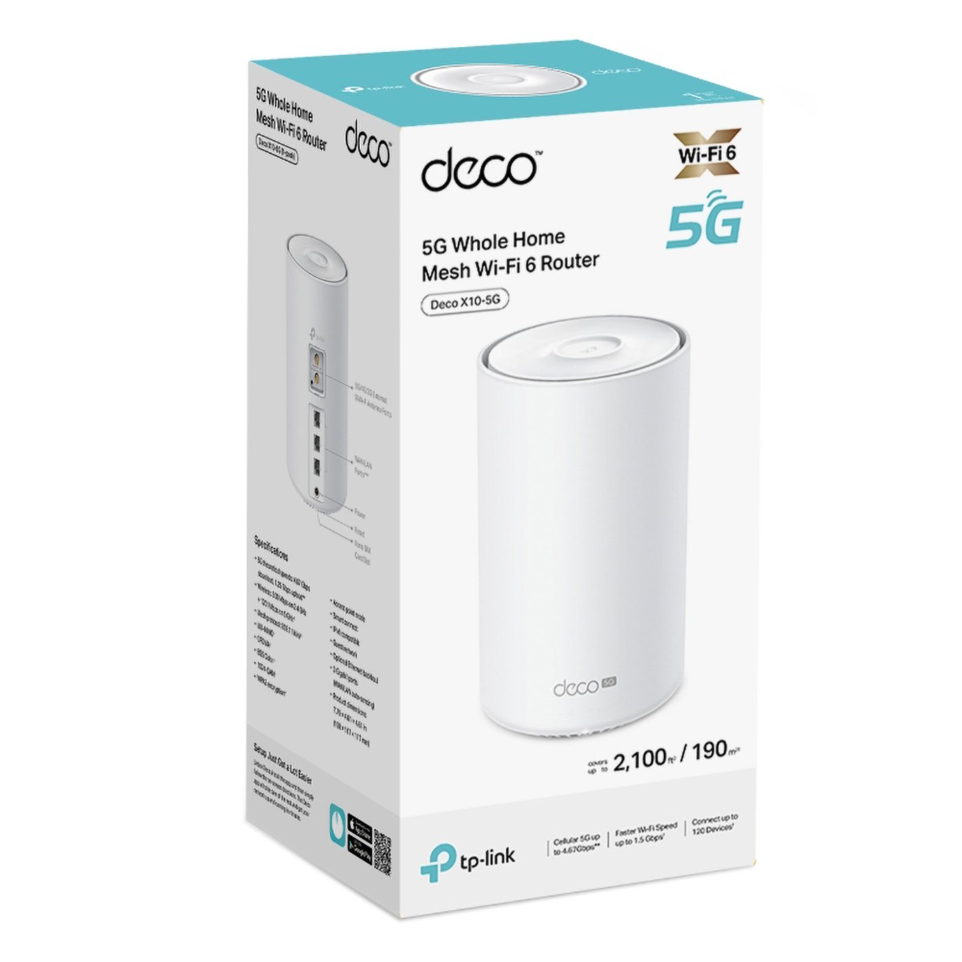 TP-link Deco X10-5G AX1500 – Mesh-router med 5G 1-pack