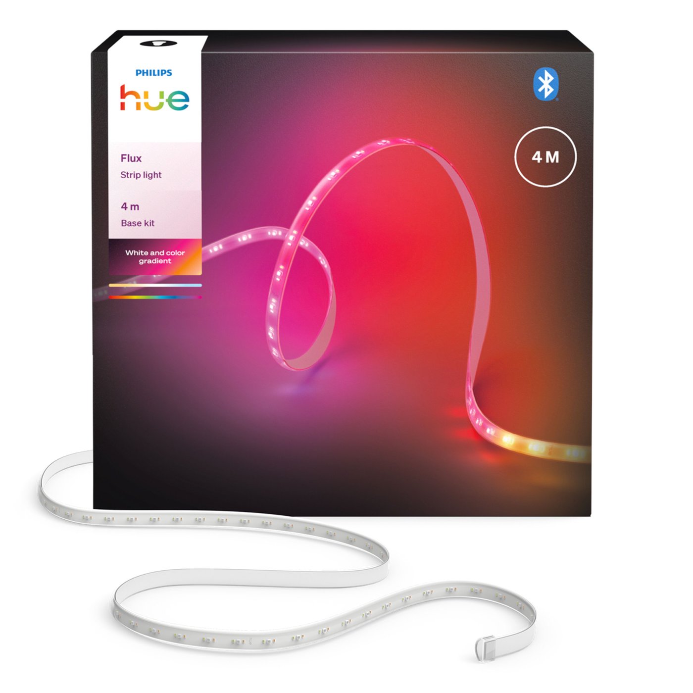 Philips Hue Flux LED-list – Smart RGBW belysning för inomhus 4 m