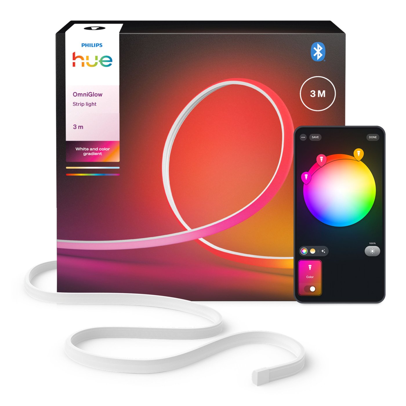 Philips Hue OmniGlow smart ljuslist med full färgskala
