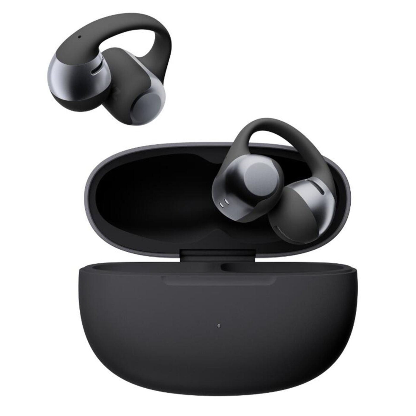 Shokz OpenDots One – trådløse åpne clip-on-hodetelefoner Svart