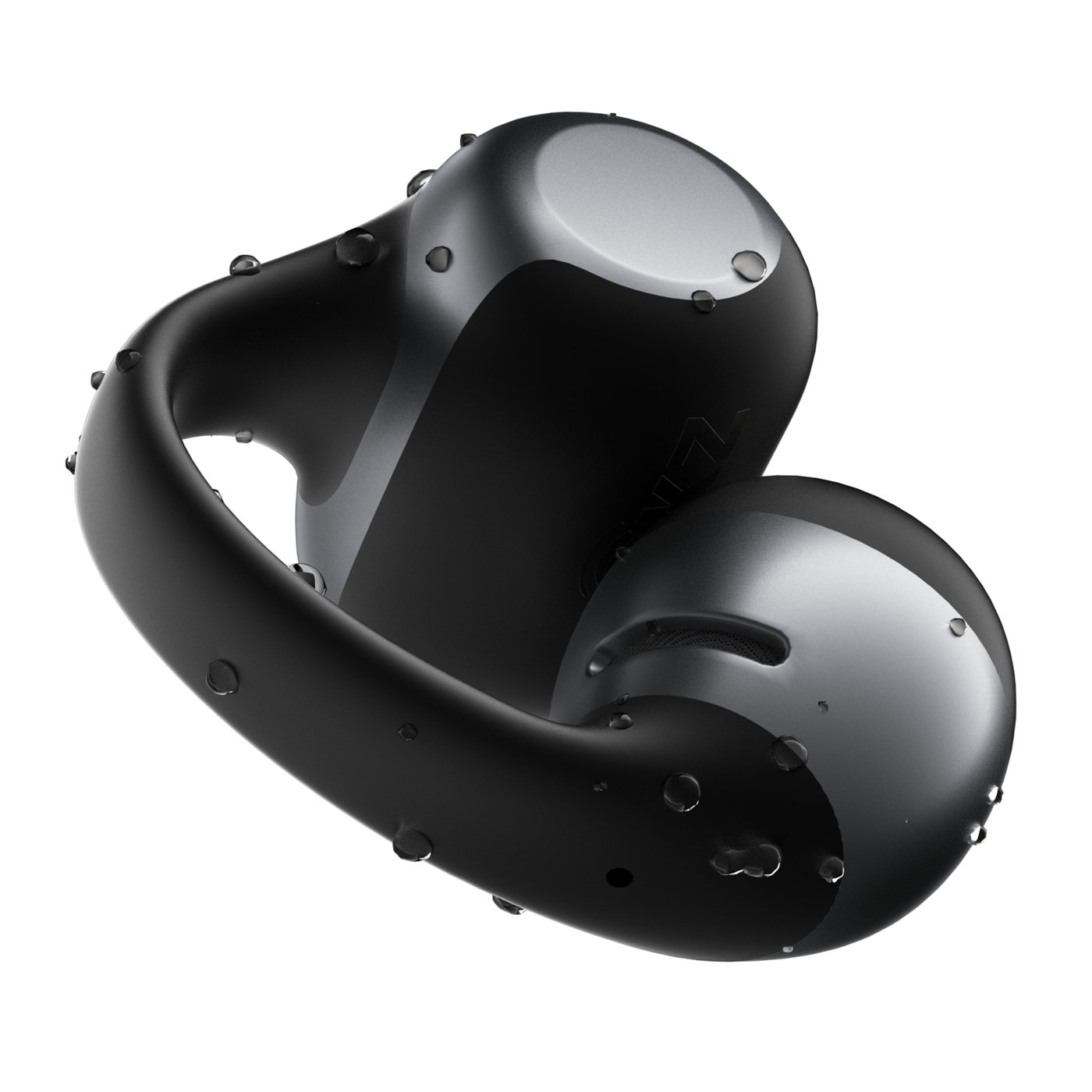 Shokz OpenDots One – trådløse åpne clip-on-hodetelefoner Svart