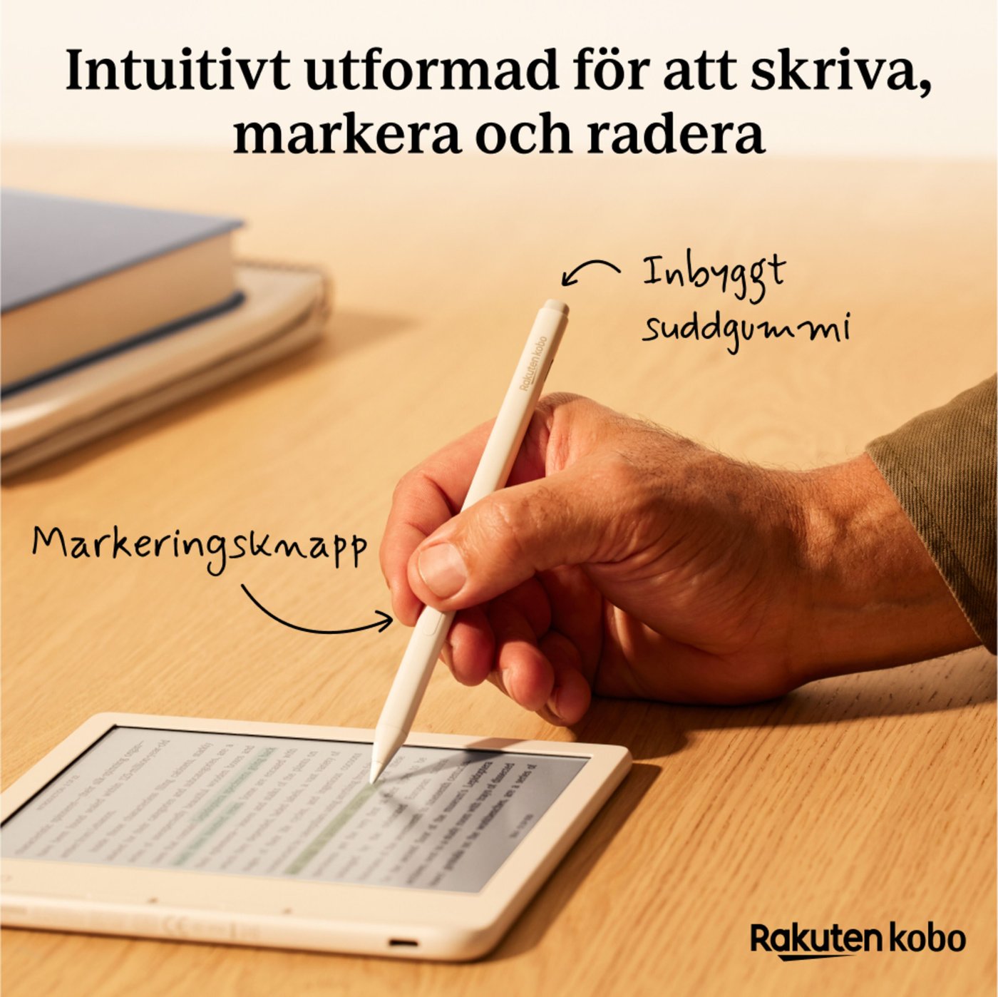 Kobo Stylus 2-penna Svart