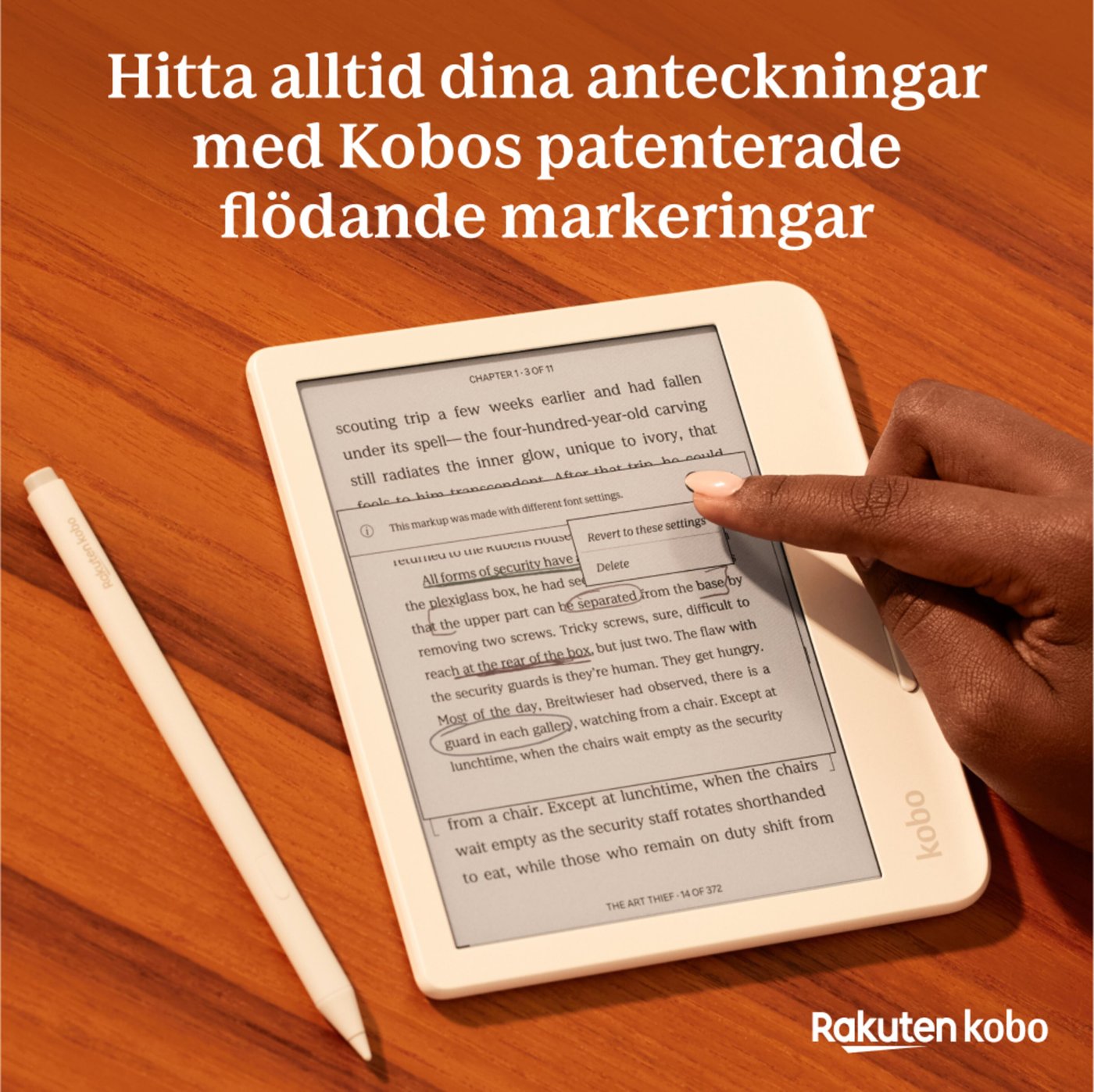 Kobo Stylus 2-penna Svart