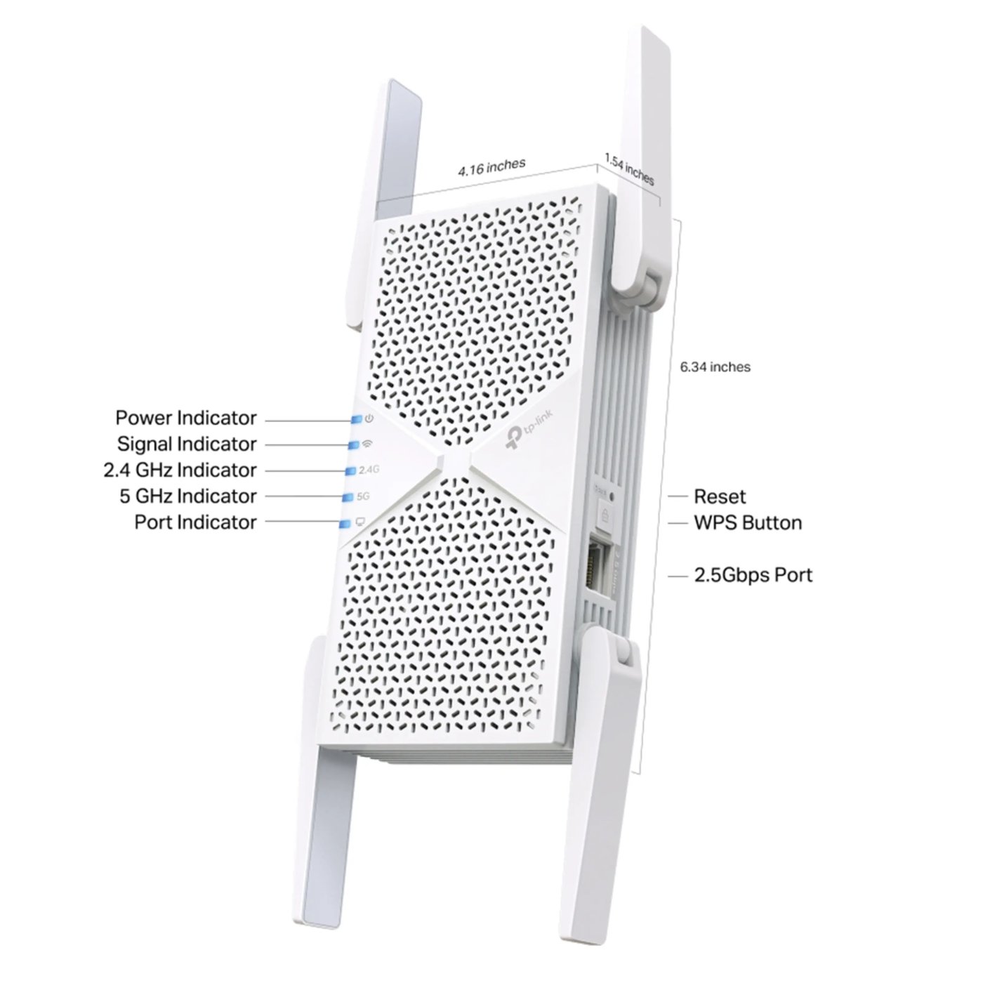 TP-Link RE405BE Wi-Fi 7-repeater BE6500 BE6500