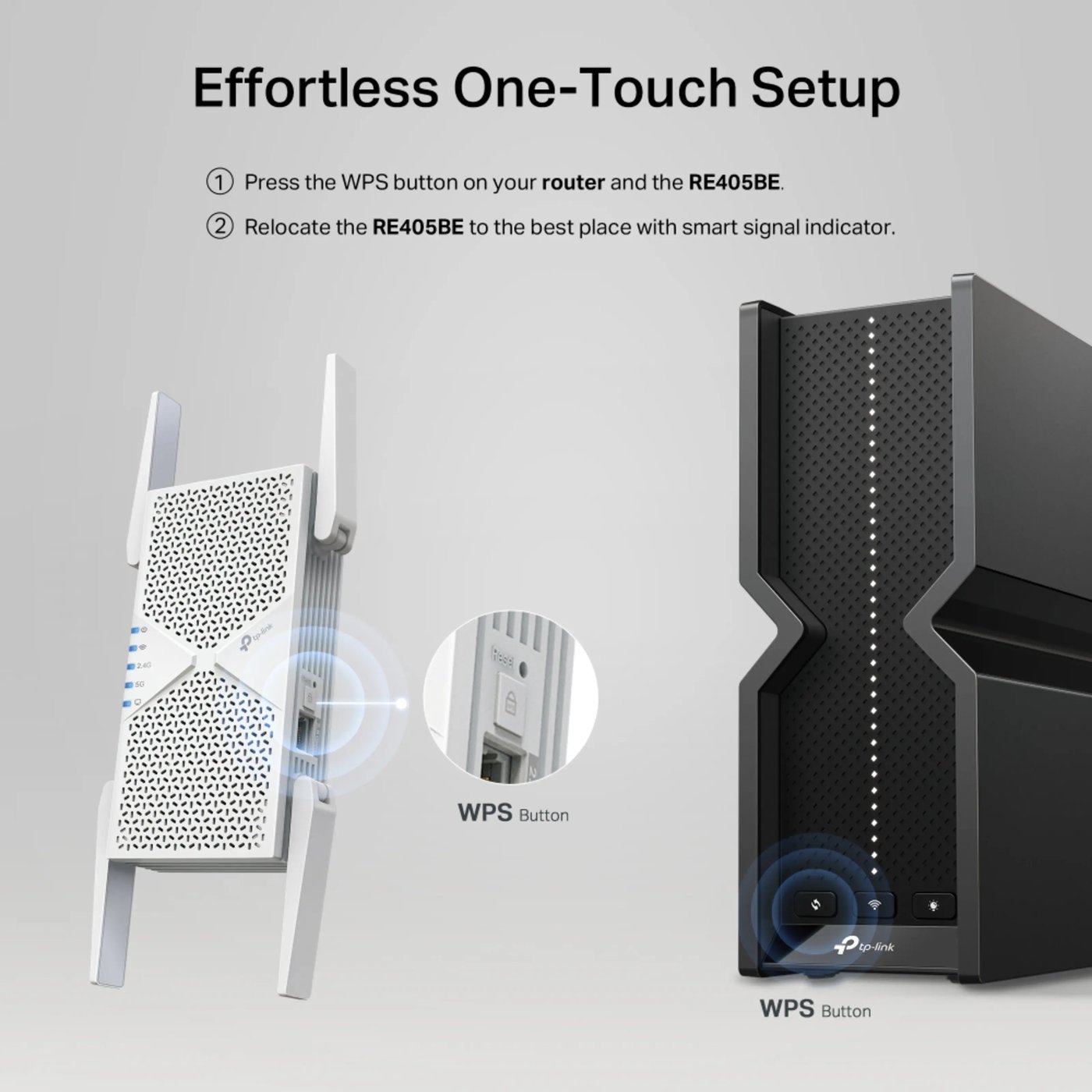 TP-Link RE405BE Wi-Fi 7-repeater BE6500 BE6500