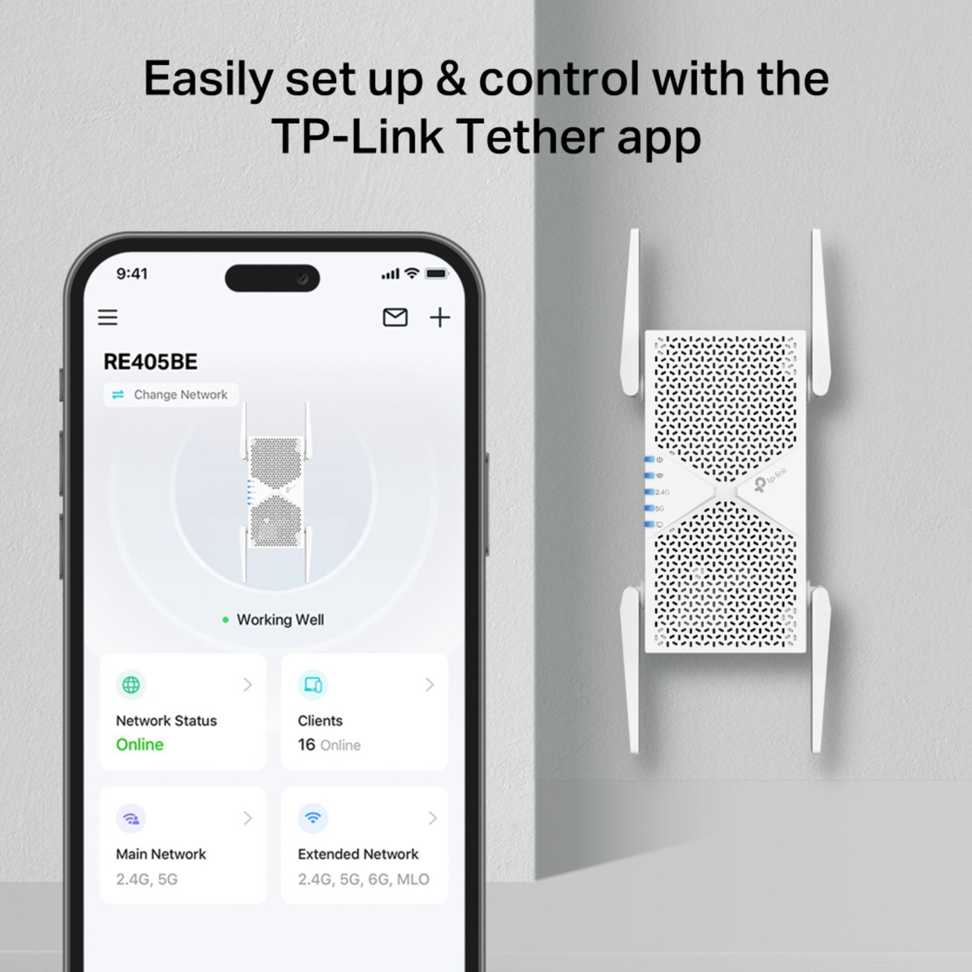 TP-link RE405BE Wifi-repeater BE6500