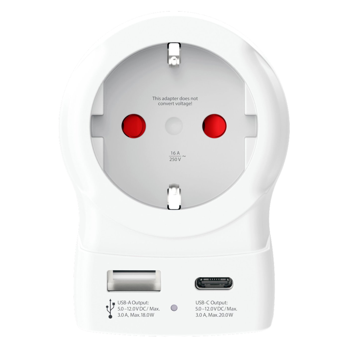 Skross Reseadapter Europa till USA USB AC20PD