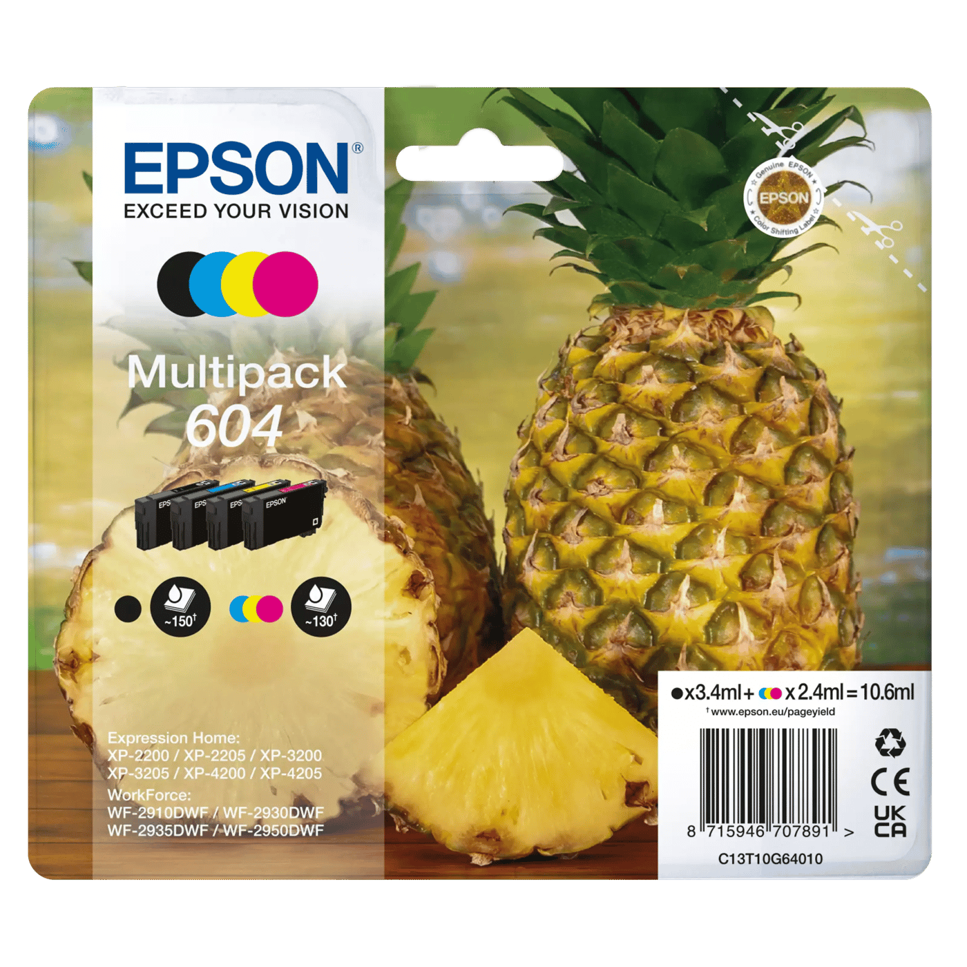 Epson 604 bläckpatroner i multipack Standard