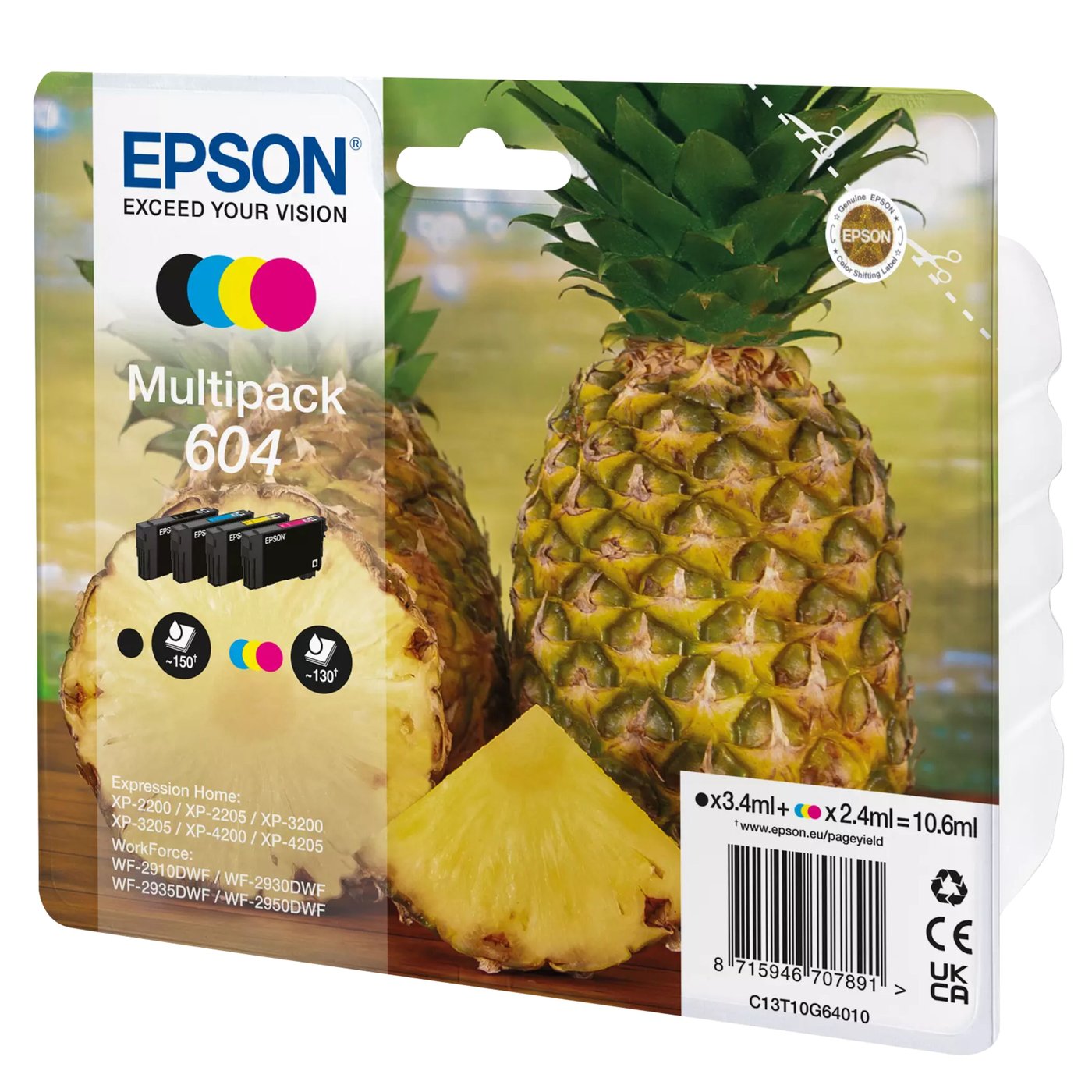 Epson 604 blekkpatroner i multipakke Standard