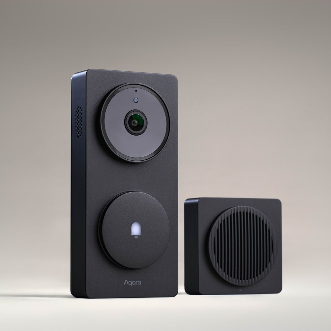 Aqara Doorbell Camera Hub G410 - smart dørklokke med hub Svart