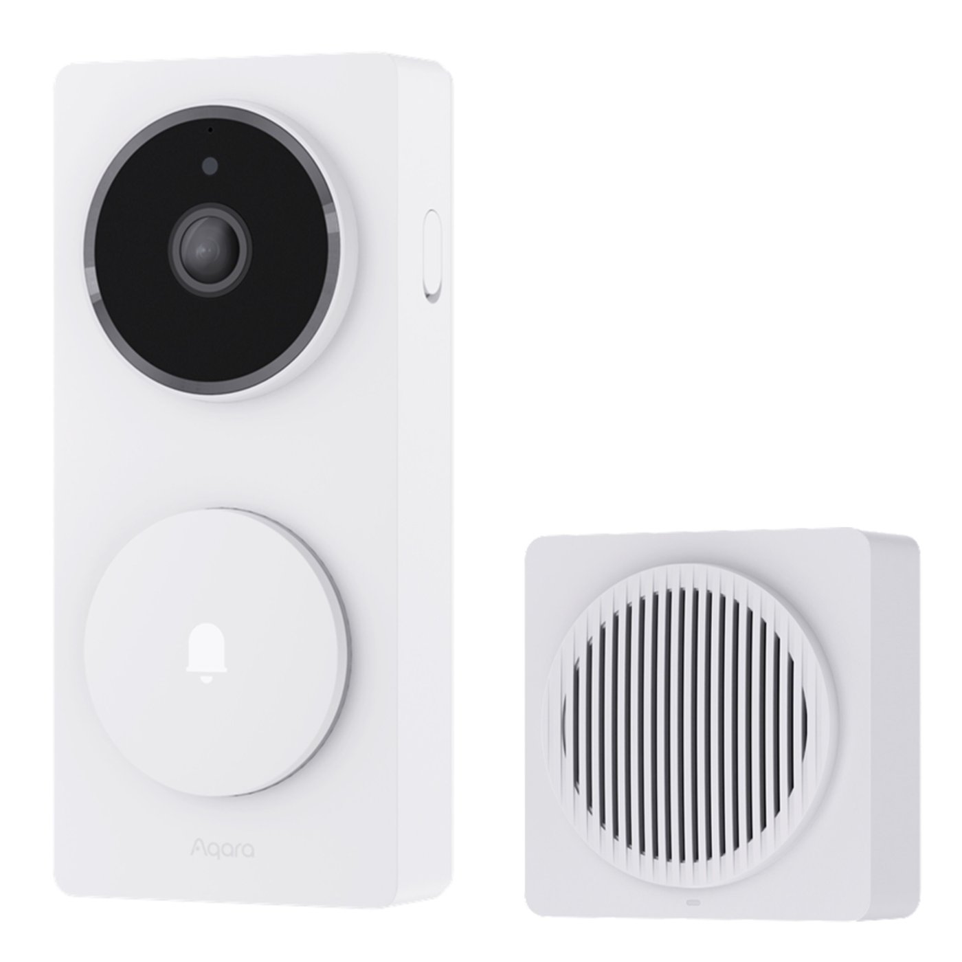 Aqara Doorbell Camera Hub G410 - smart dørklokke med hub Vit