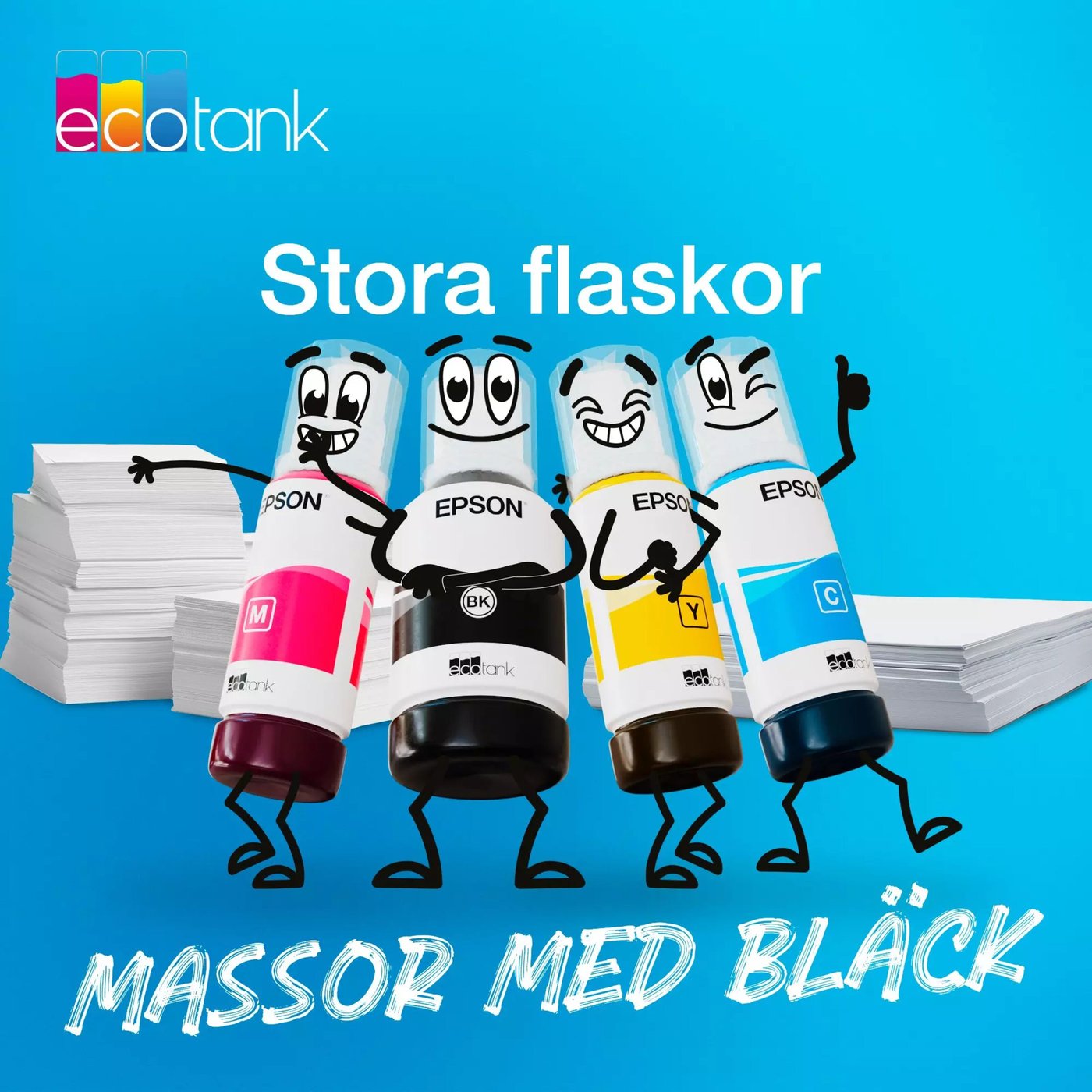 Epson 102 EcoTank bläckflaskor 337 ml – 4-pack