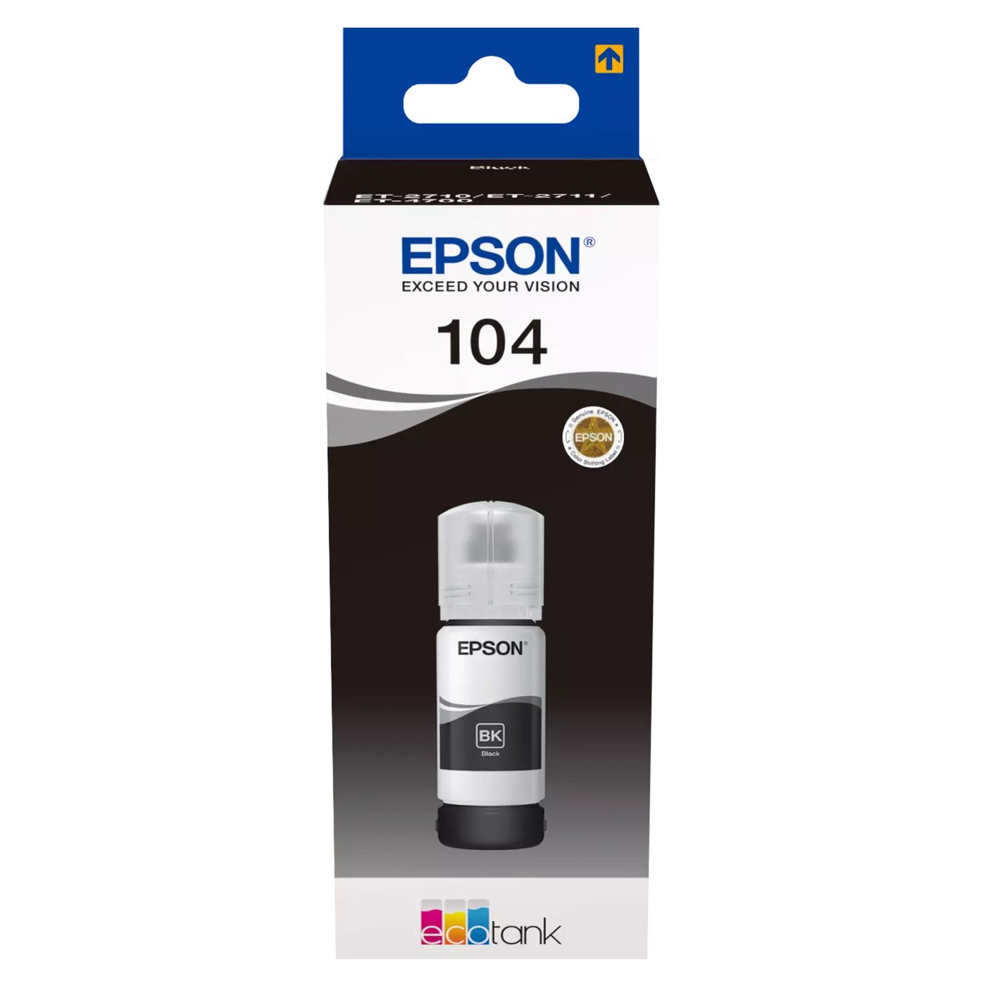 Epson 104 EcoTank bläckflaska 65 ml Svart
