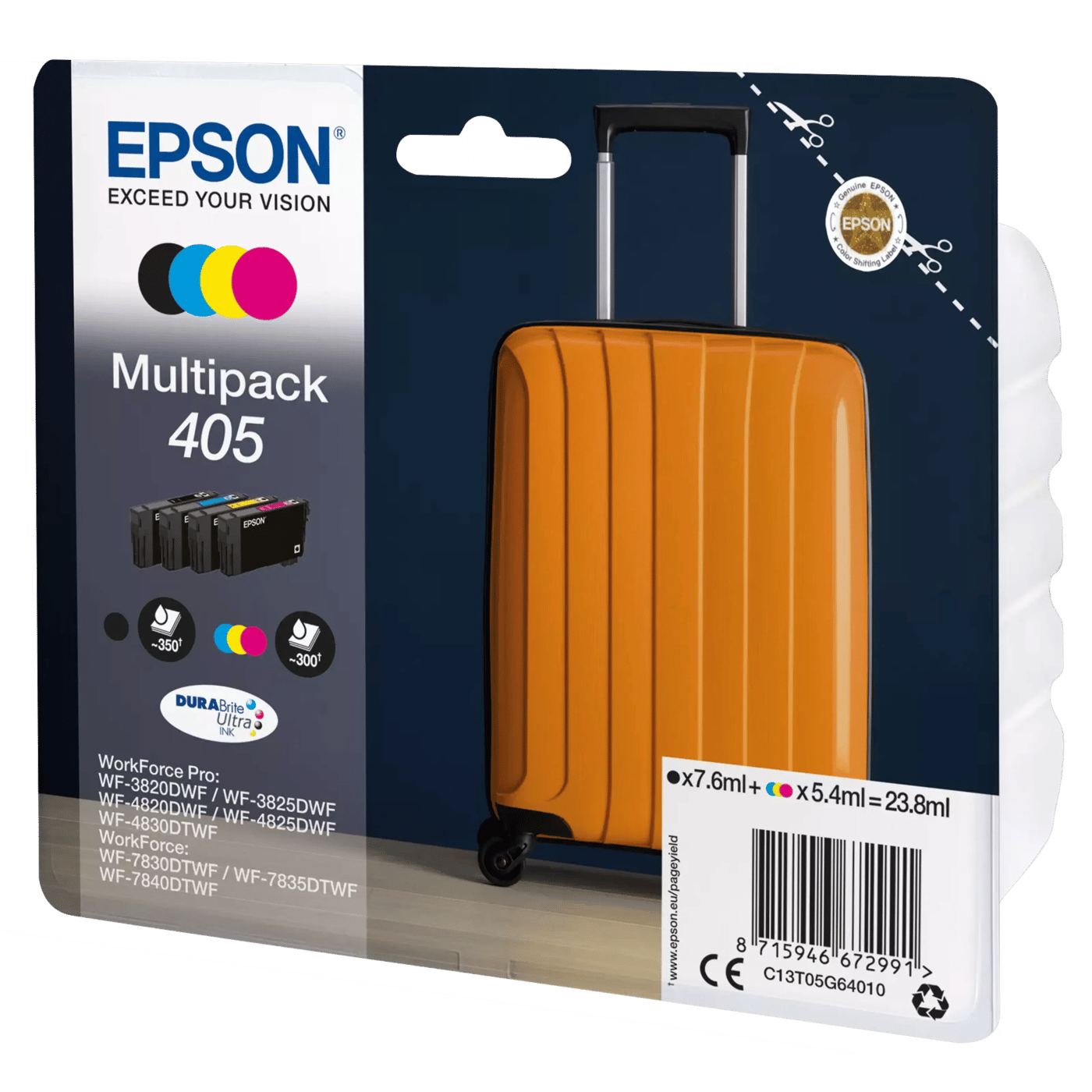 Epson 405 DURABrite Ultra bläckpatroner multipack Standard